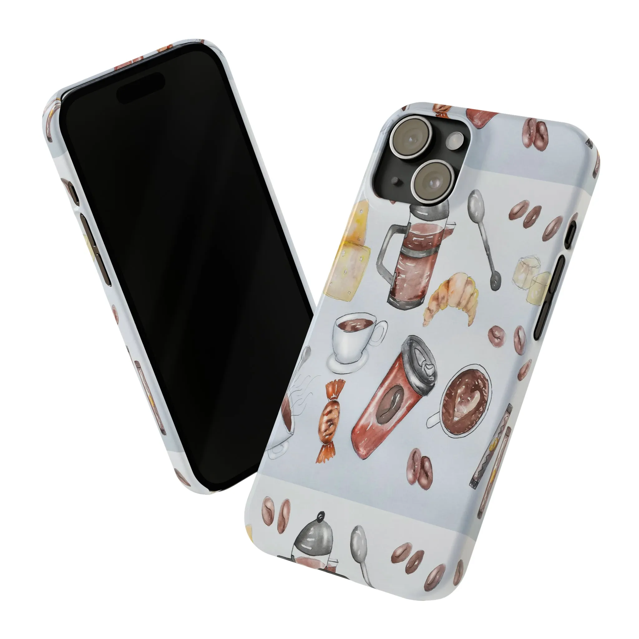 Coffee Lovers iPhone Slim Phone Cases