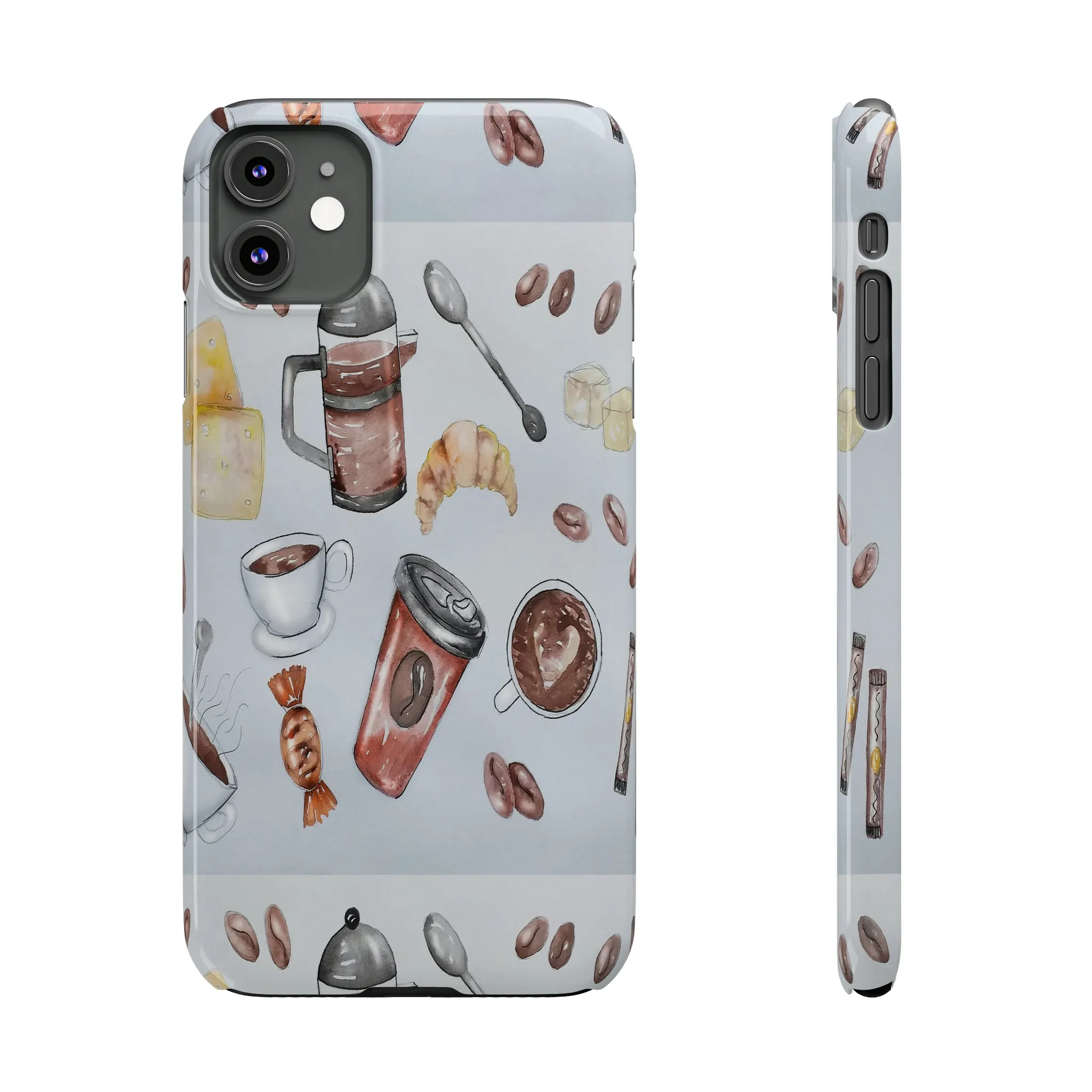 Coffee Lovers iPhone Slim Phone Cases