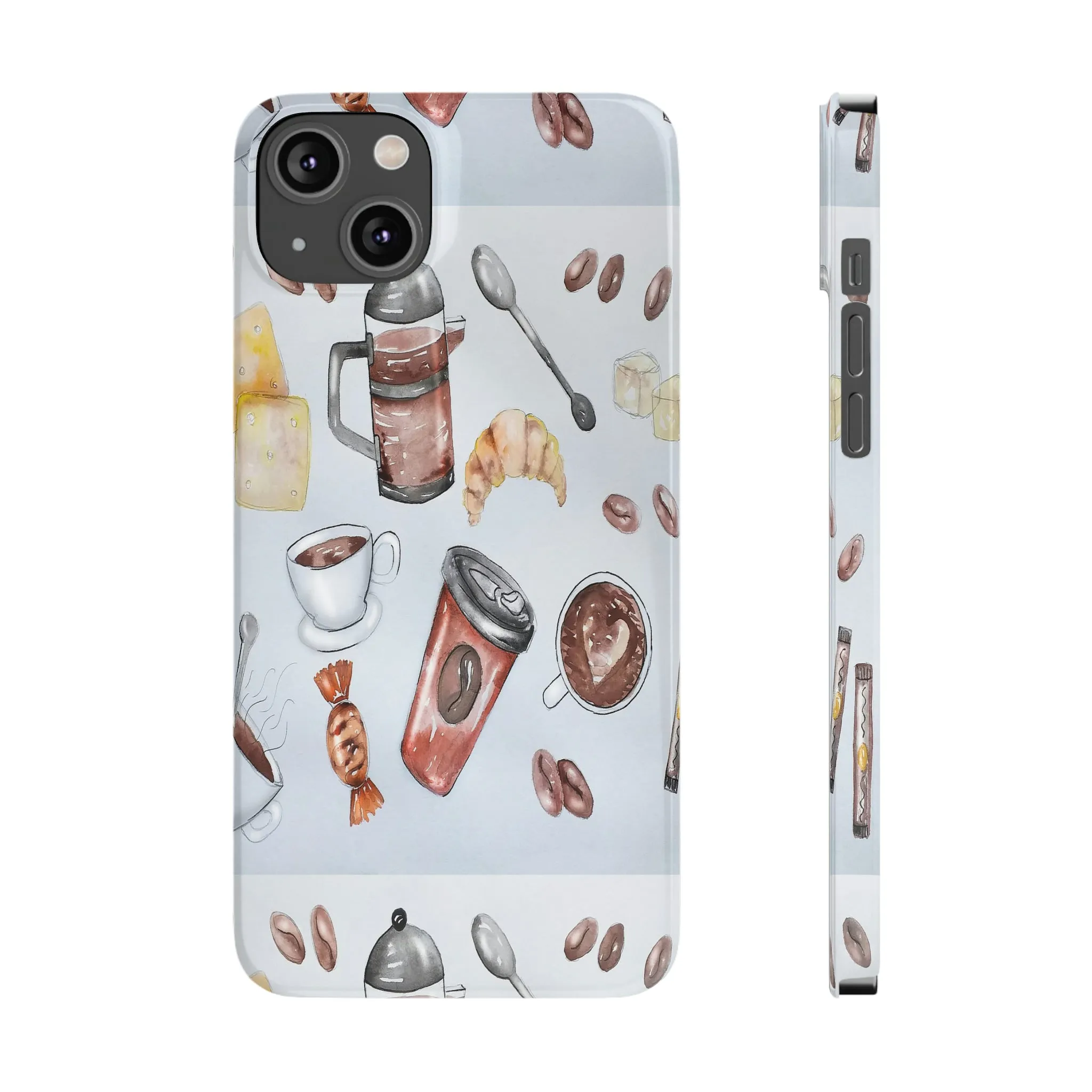 Coffee Lovers iPhone Slim Phone Cases