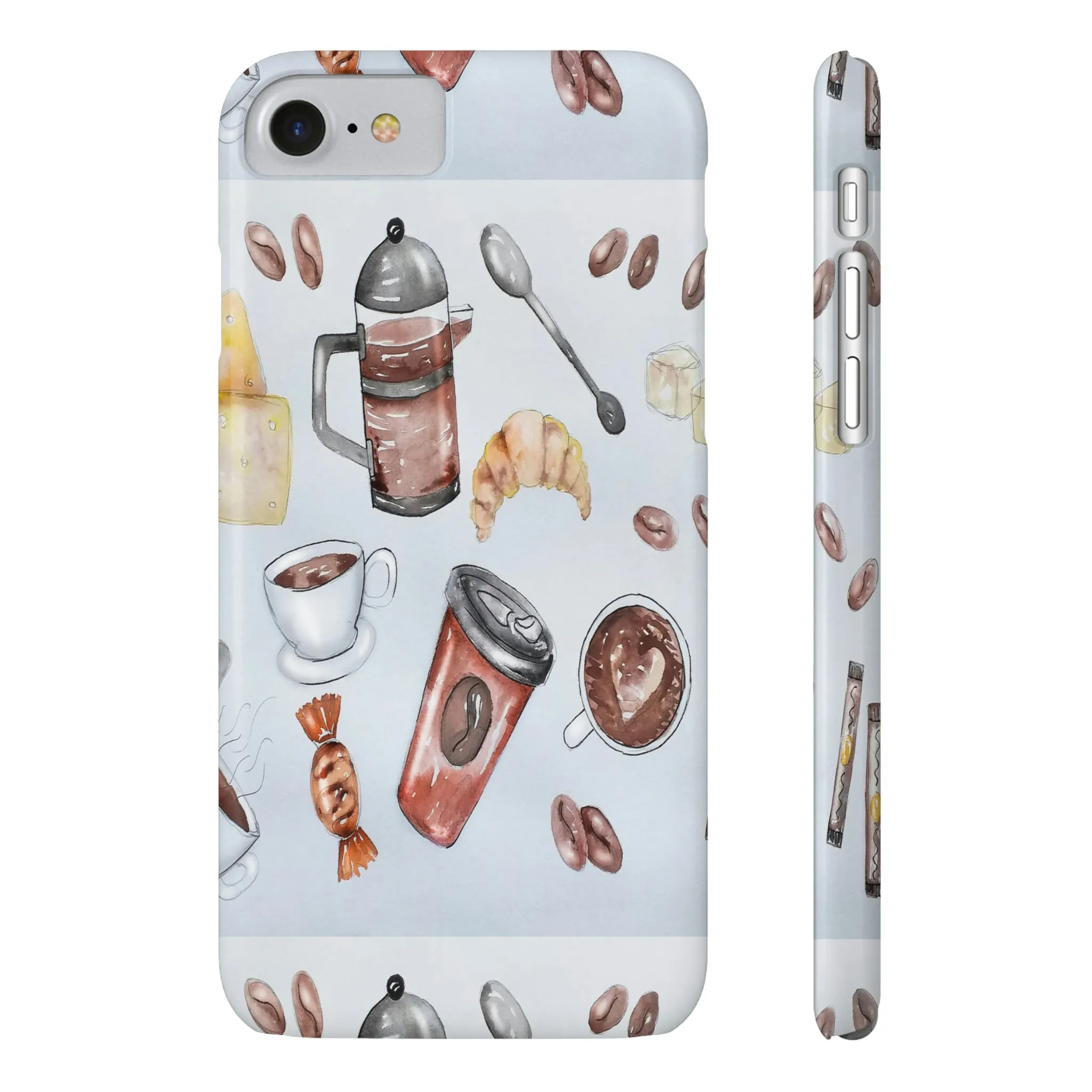 Coffee Lovers iPhone Slim Phone Cases