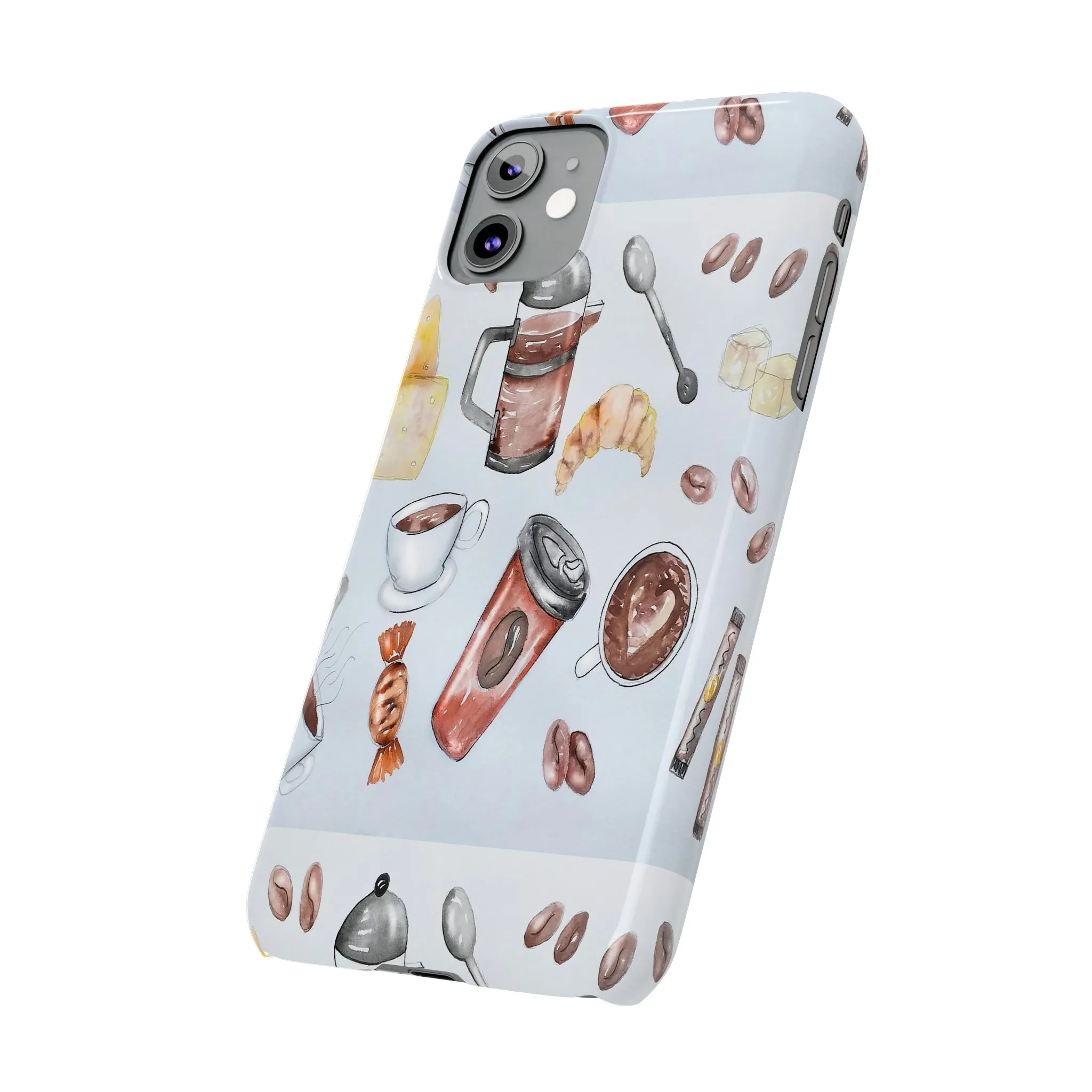 Coffee Lovers iPhone Slim Phone Cases