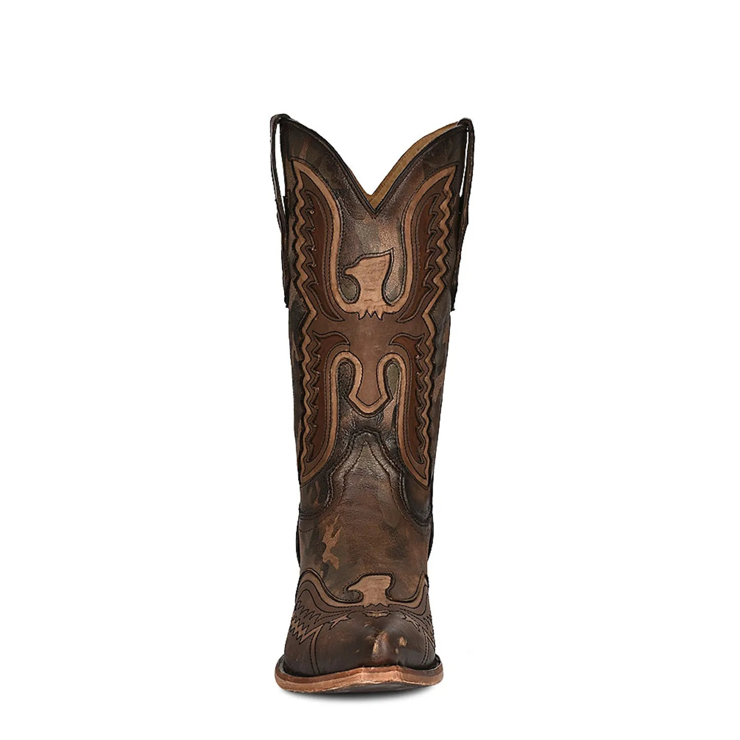 Corral Mens C3986 Brown Leather Eagle Western Cowboy Boots