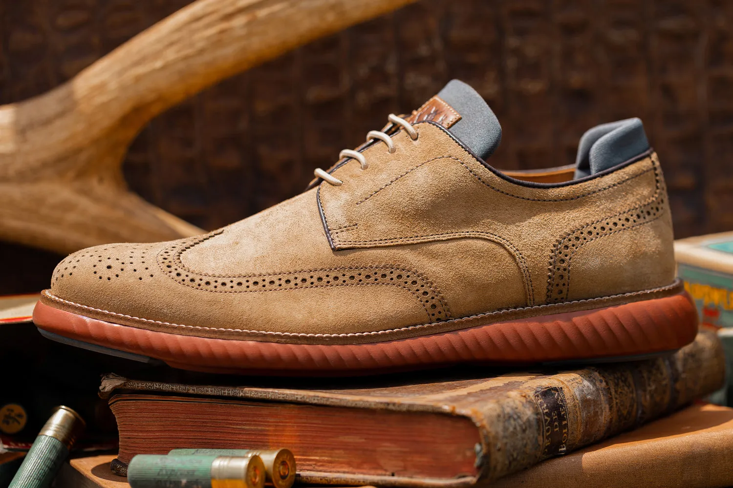 Countryaire Wingtip | Khaki