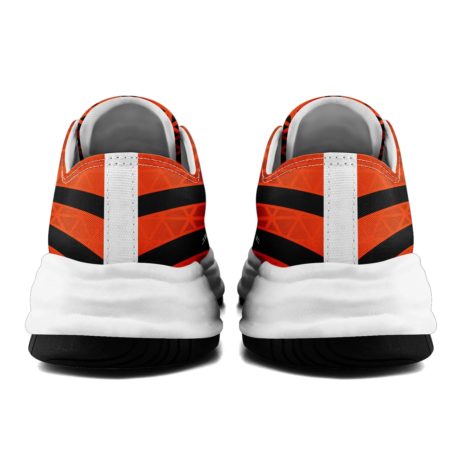 Custom Black Orange Ohio Shoes Personalized Sneaker FN038-D023003-6