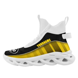 Custom Black Yellow Maxsoul Shoes Personalized Sneaker FN029A-D020158-7