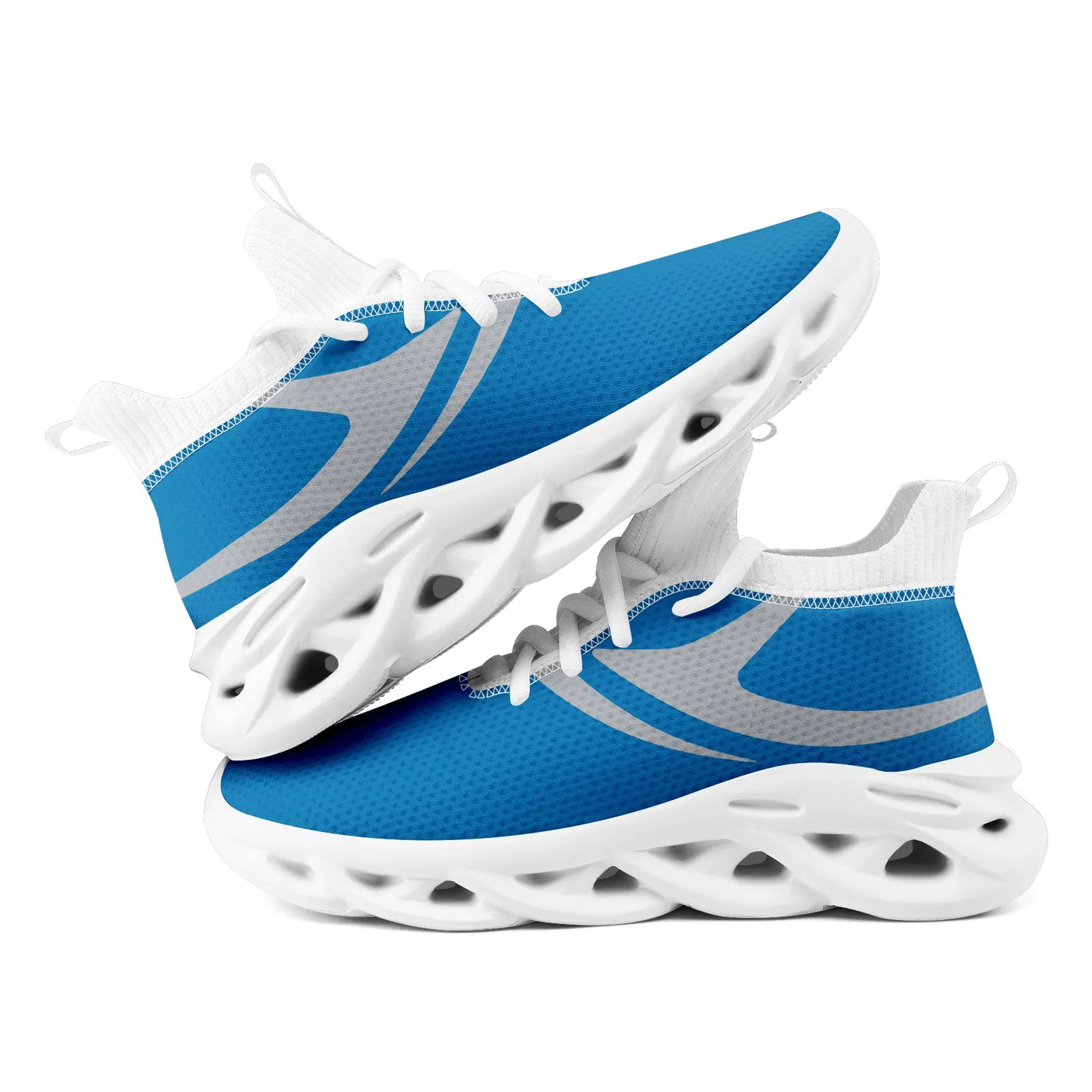 Custom Blue Detroit Maxsoul Shoes Personalized Sneaker FN030-D025004-9