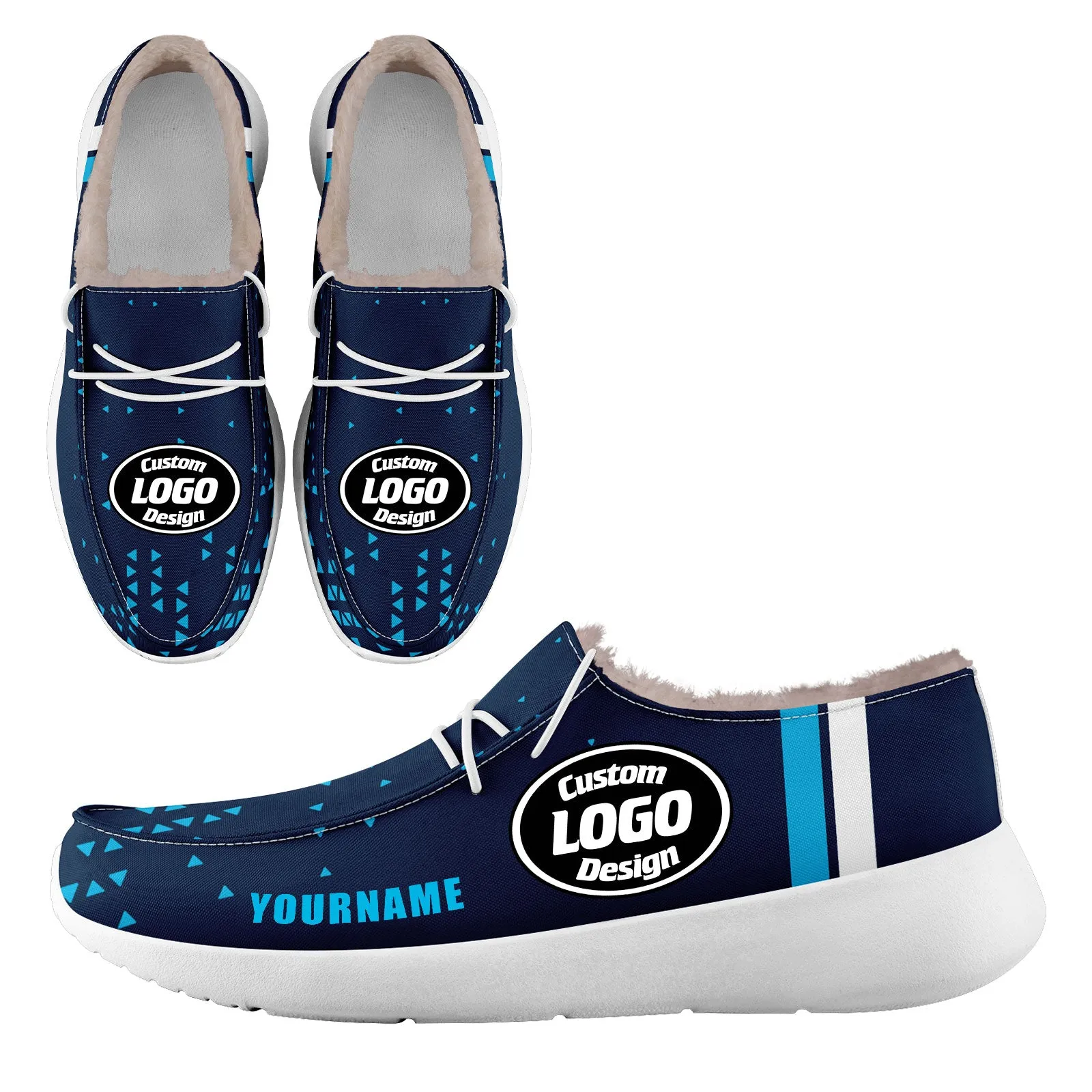 Custom Blue White Tennessee Shoes Personalized Sneaker FN042-D020279-32