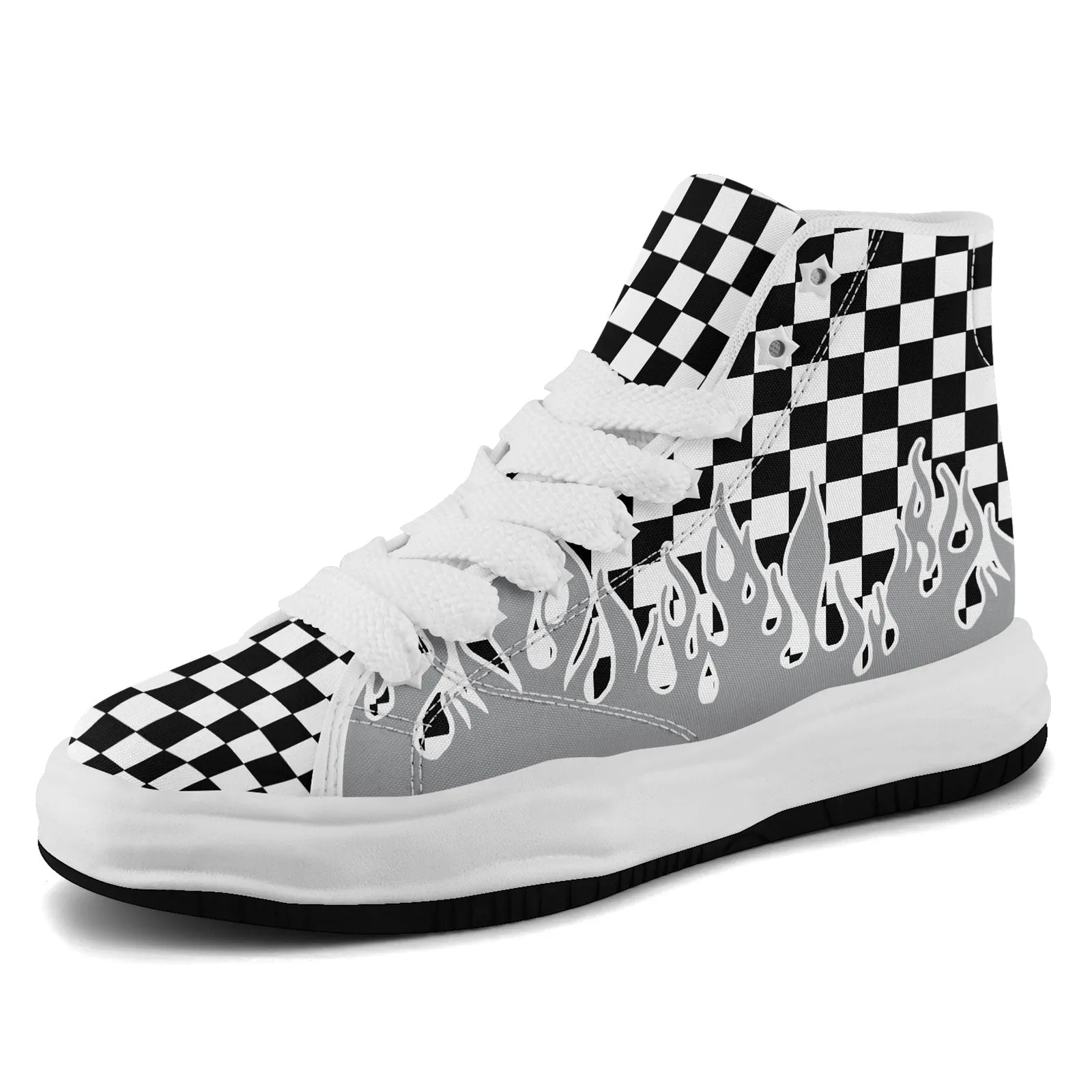 Custom Gray White Black Las Vegas Firesoul Shoes Personalized Sneaker FN039-D020272-20