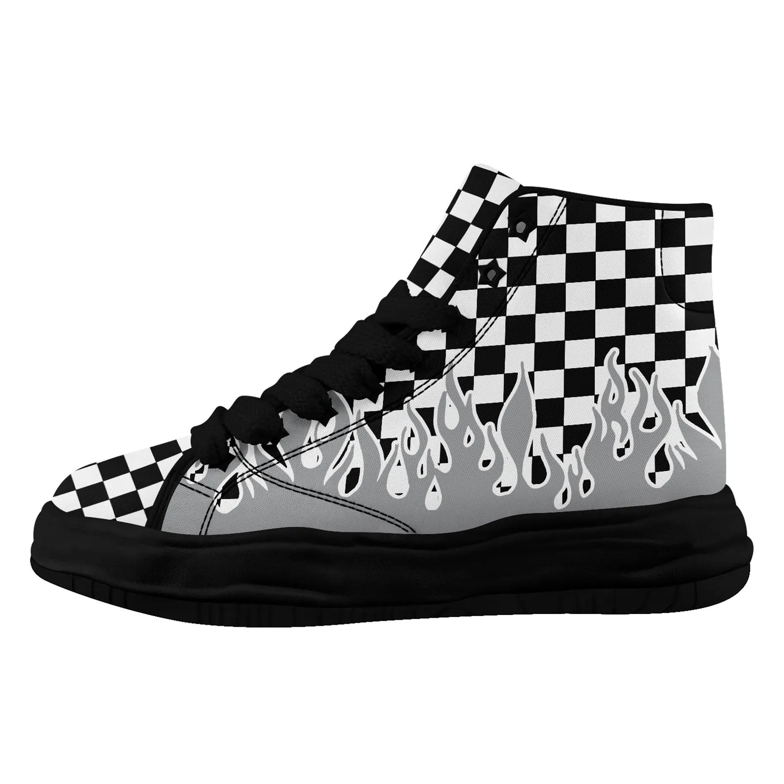 Custom Gray White Black Las Vegas Firesoul Shoes Personalized Sneaker FN039-D020272-20