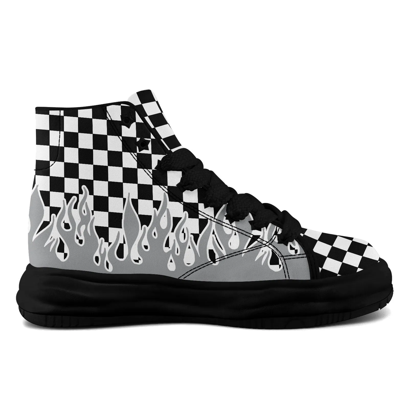 Custom Gray White Black Las Vegas Firesoul Shoes Personalized Sneaker FN039-D020272-20