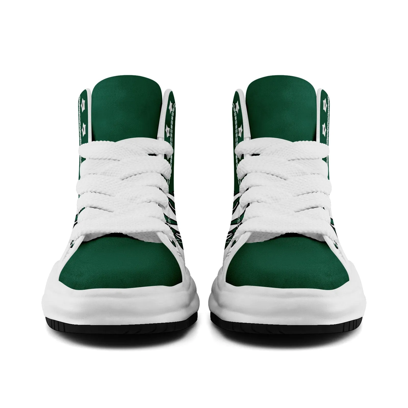 Custom Green White New York Firesoul Shoes Personalized Sneaker FN039-D020272-28