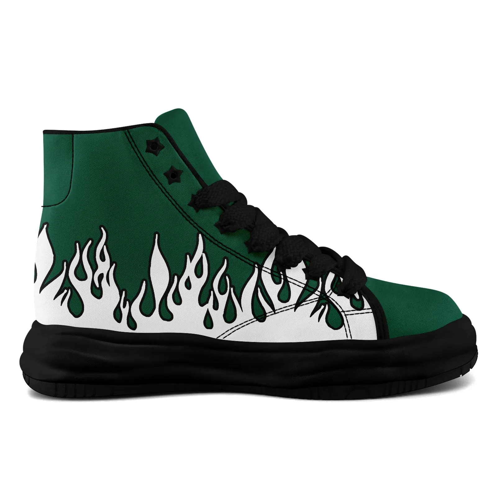 Custom Green White New York Firesoul Shoes Personalized Sneaker FN039-D020272-28