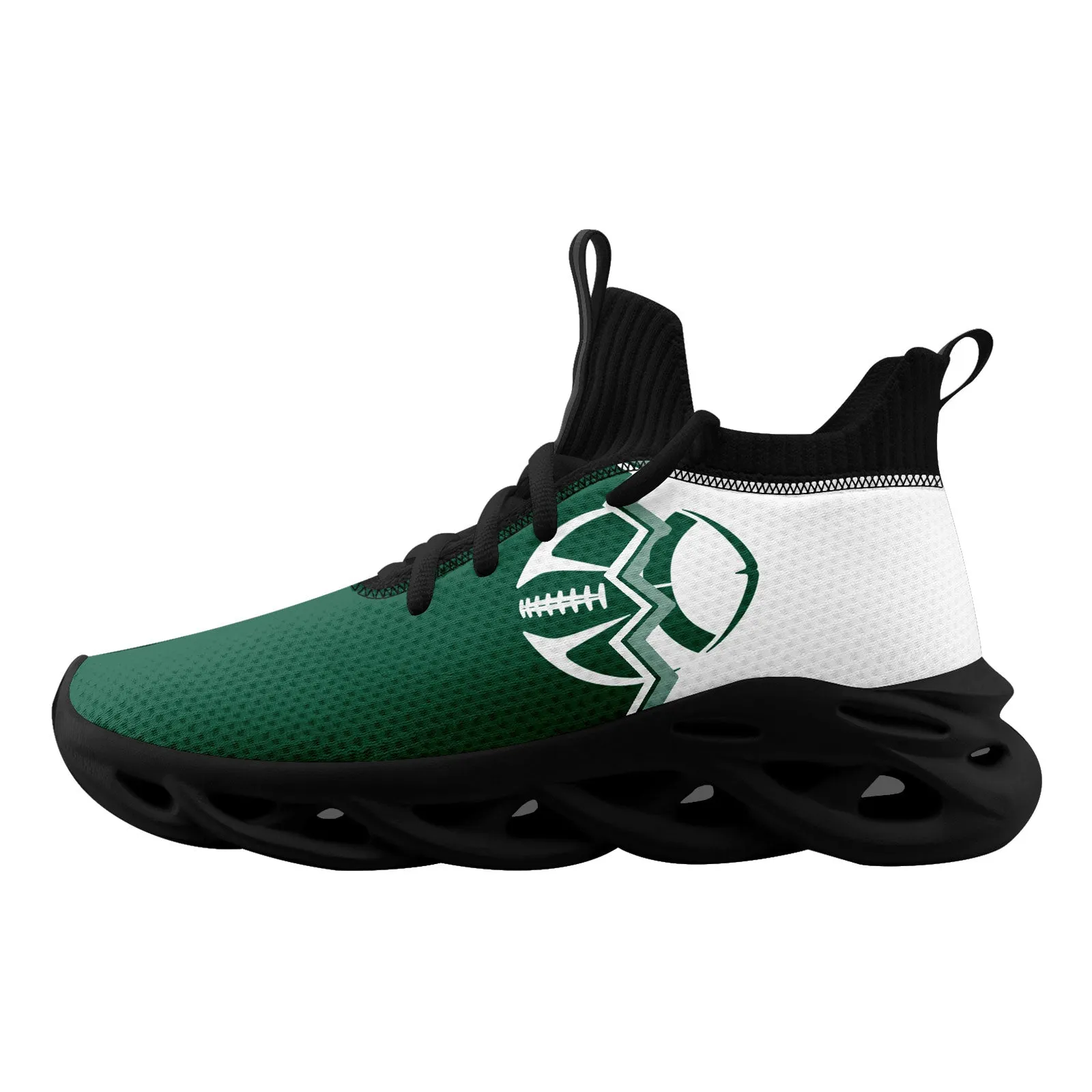 Custom Green White New York MaxSoul Shoes and Hat Combo Offer Personalized Combo ZH-D028017-30