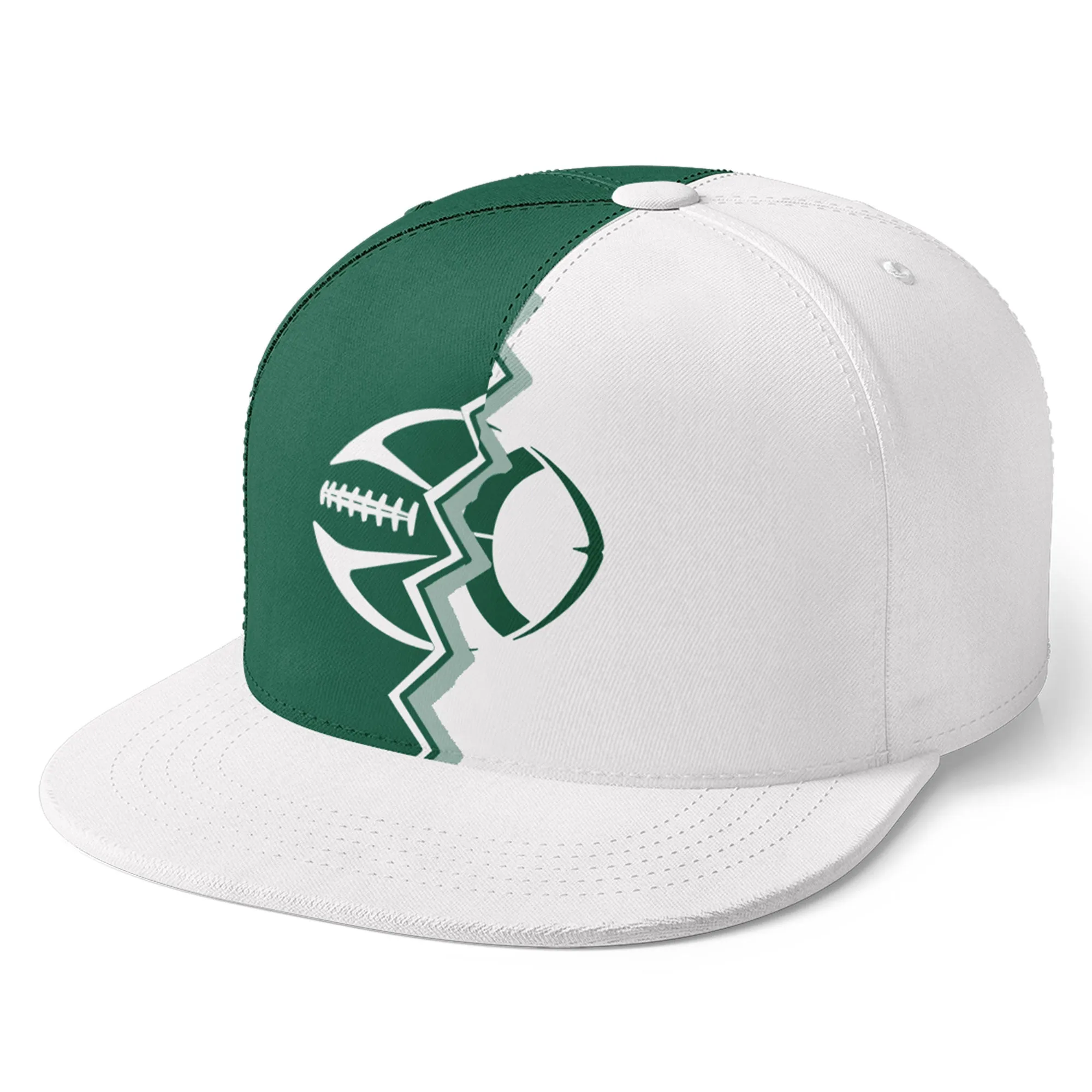 Custom Green White New York MaxSoul Shoes and Hat Combo Offer Personalized Combo ZH-D028017-30