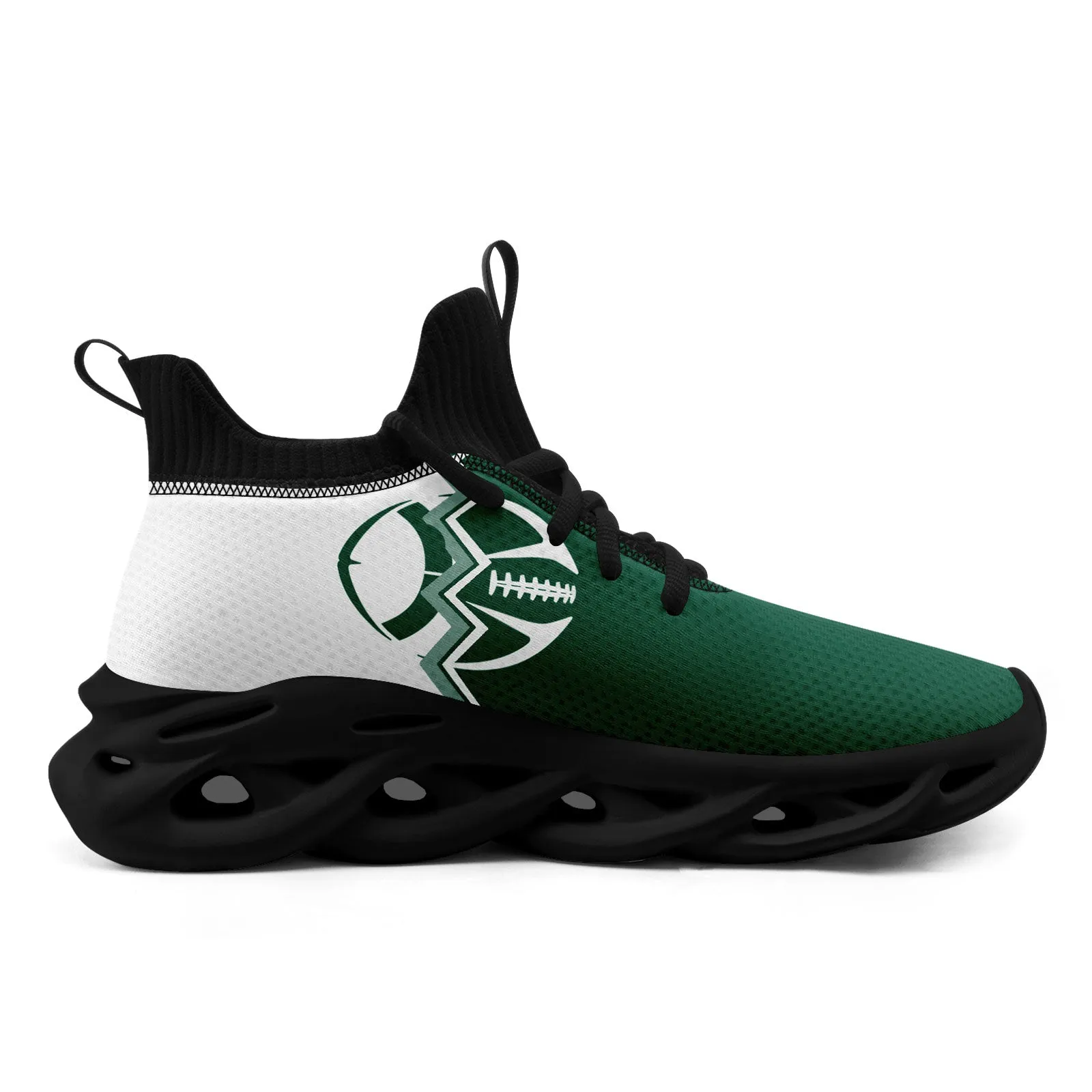 Custom Green White New York MaxSoul Shoes and Hat Combo Offer Personalized Combo ZH-D028017-30