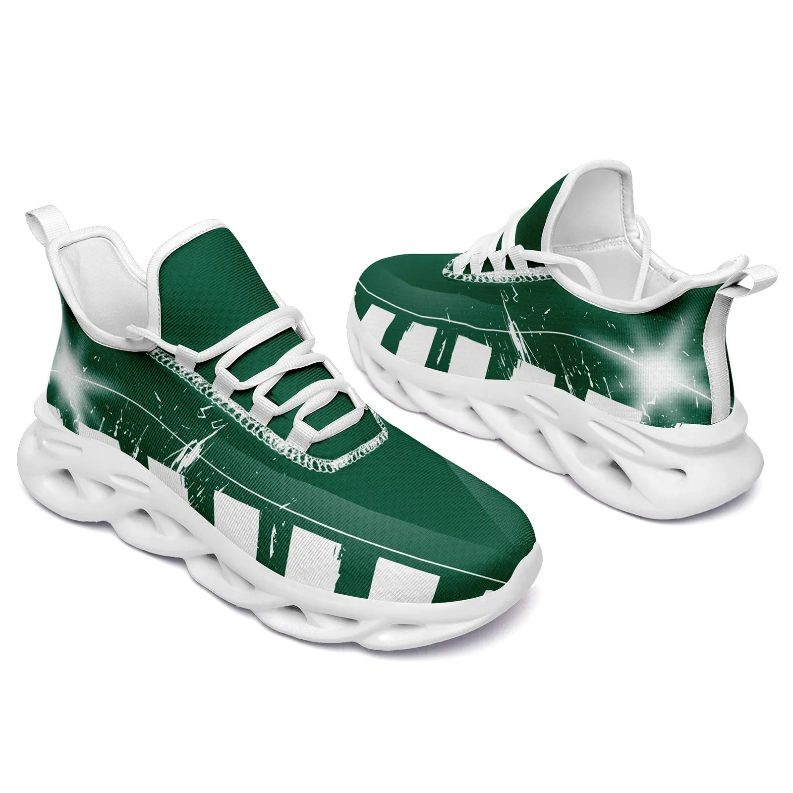 Custom Green White New York Maxsoul Shoes Personalized Sneaker FN003-D020260-28