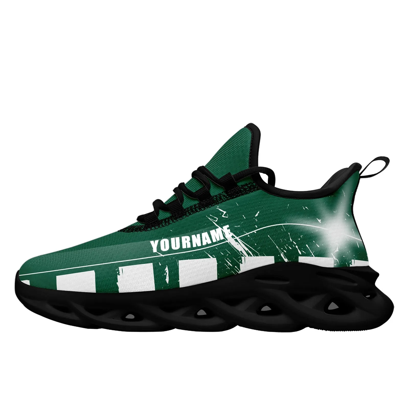 Custom Green White New York Maxsoul Shoes Personalized Sneaker FN003-D020260-28