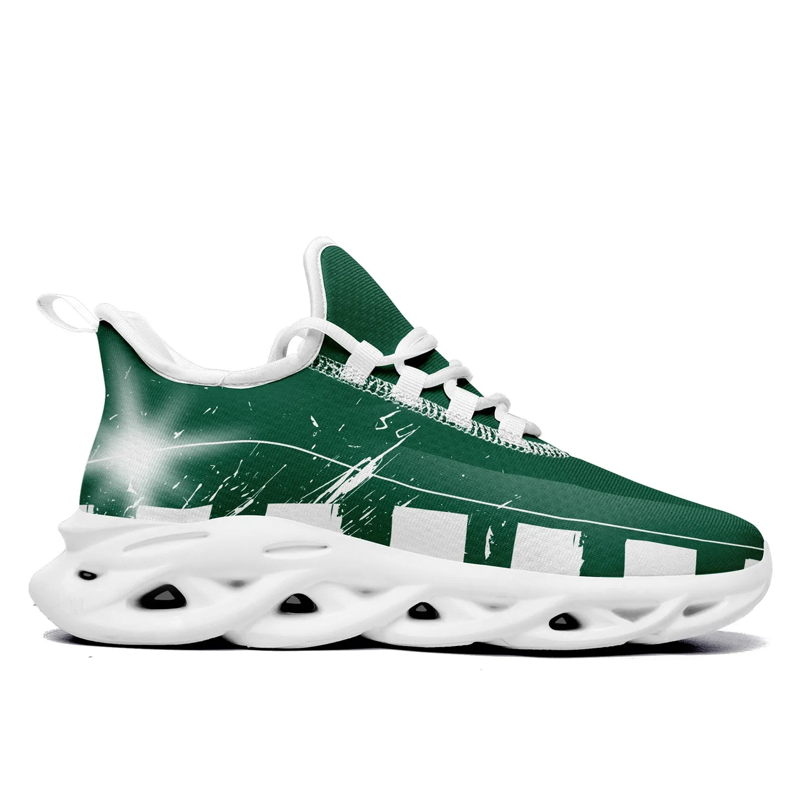 Custom Green White New York Maxsoul Shoes Personalized Sneaker FN003-D020260-28