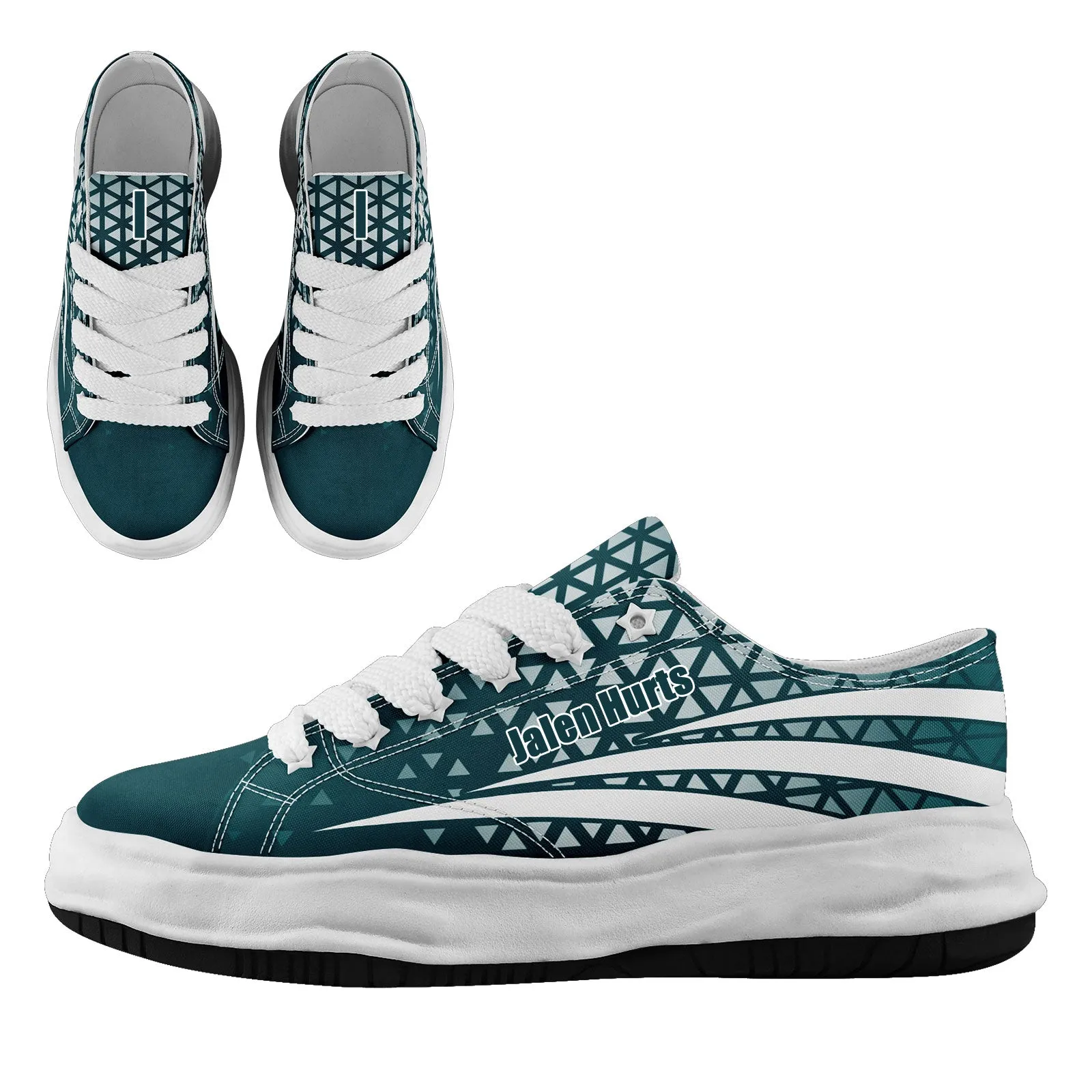 Custom Green White Pennsylvania Shoes Personalized Sneaker FN038-D023003-23 Custom Online