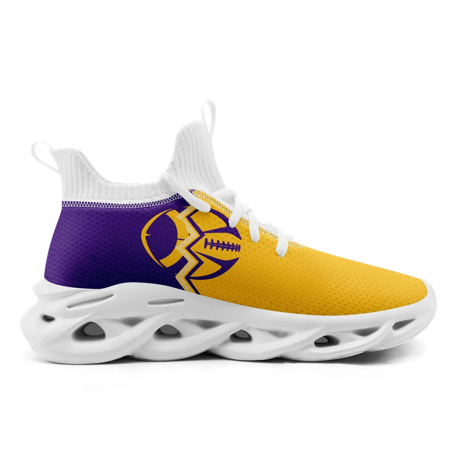 Custom Purple Yellow Minnesota Maxsoul Shoes Personalized Sneaker FN030A-D028017-9