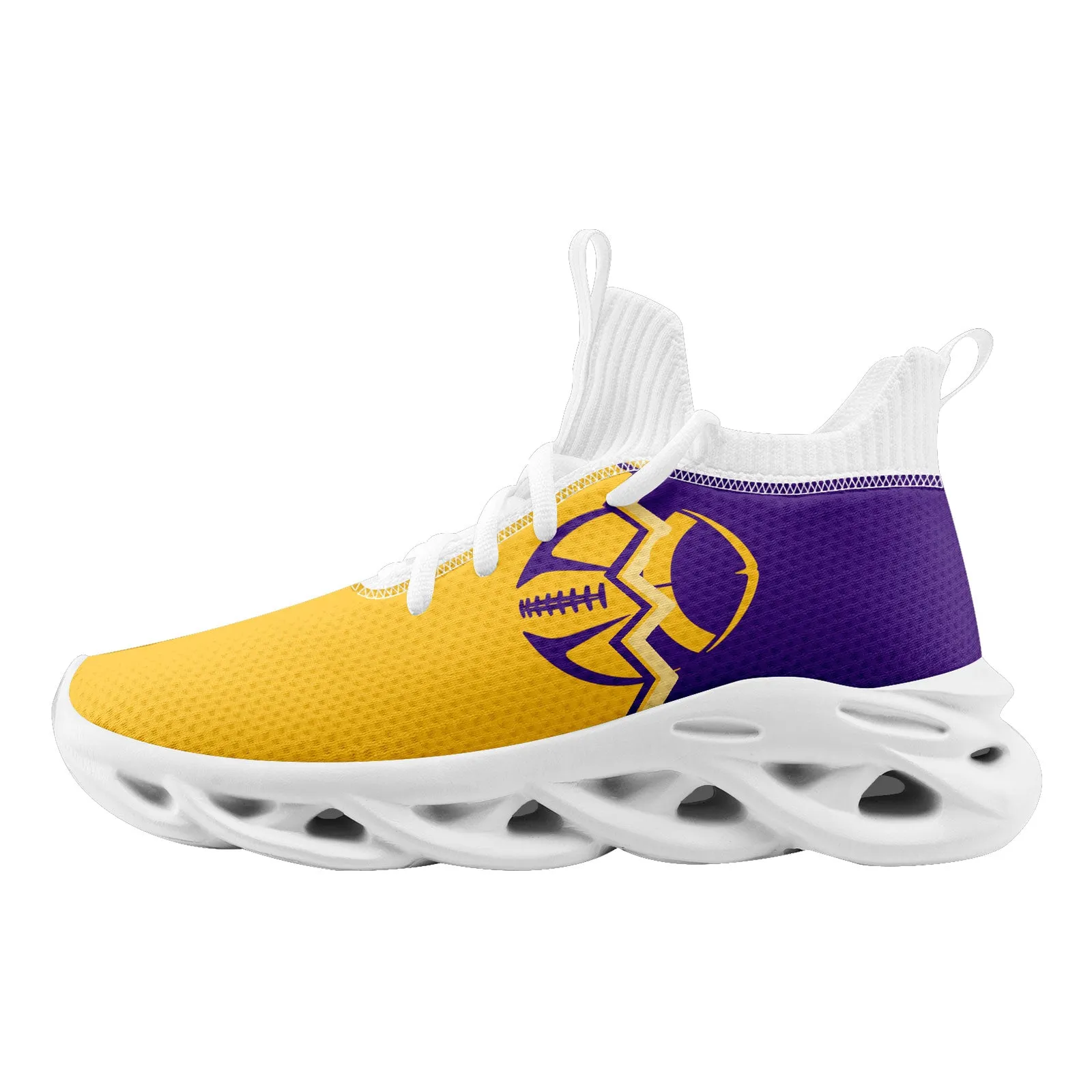 Custom Purple Yellow Minnesota Maxsoul Shoes Personalized Sneaker FN030A-D028017-9