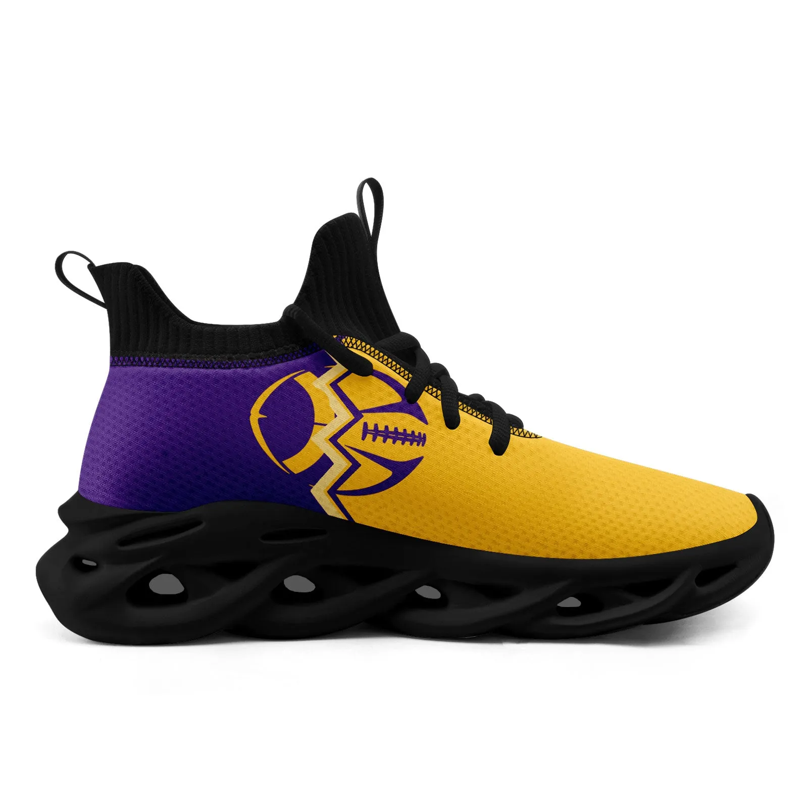 Custom Purple Yellow Minnesota Maxsoul Shoes Personalized Sneaker FN030A-D028017-9