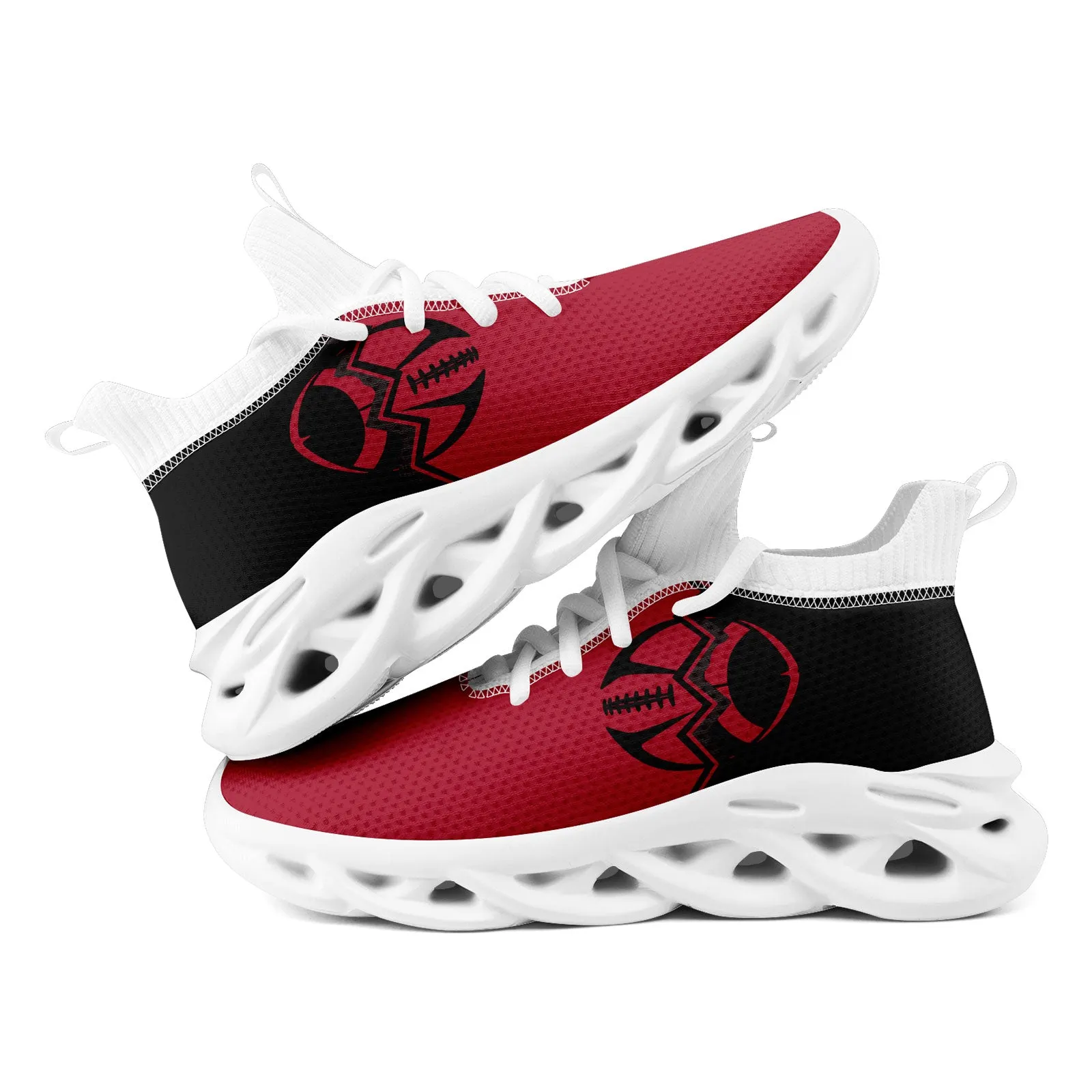 Custom Red Black Georgia Maxsoul Shoes Personalized Sneaker FN030A-D028017-2