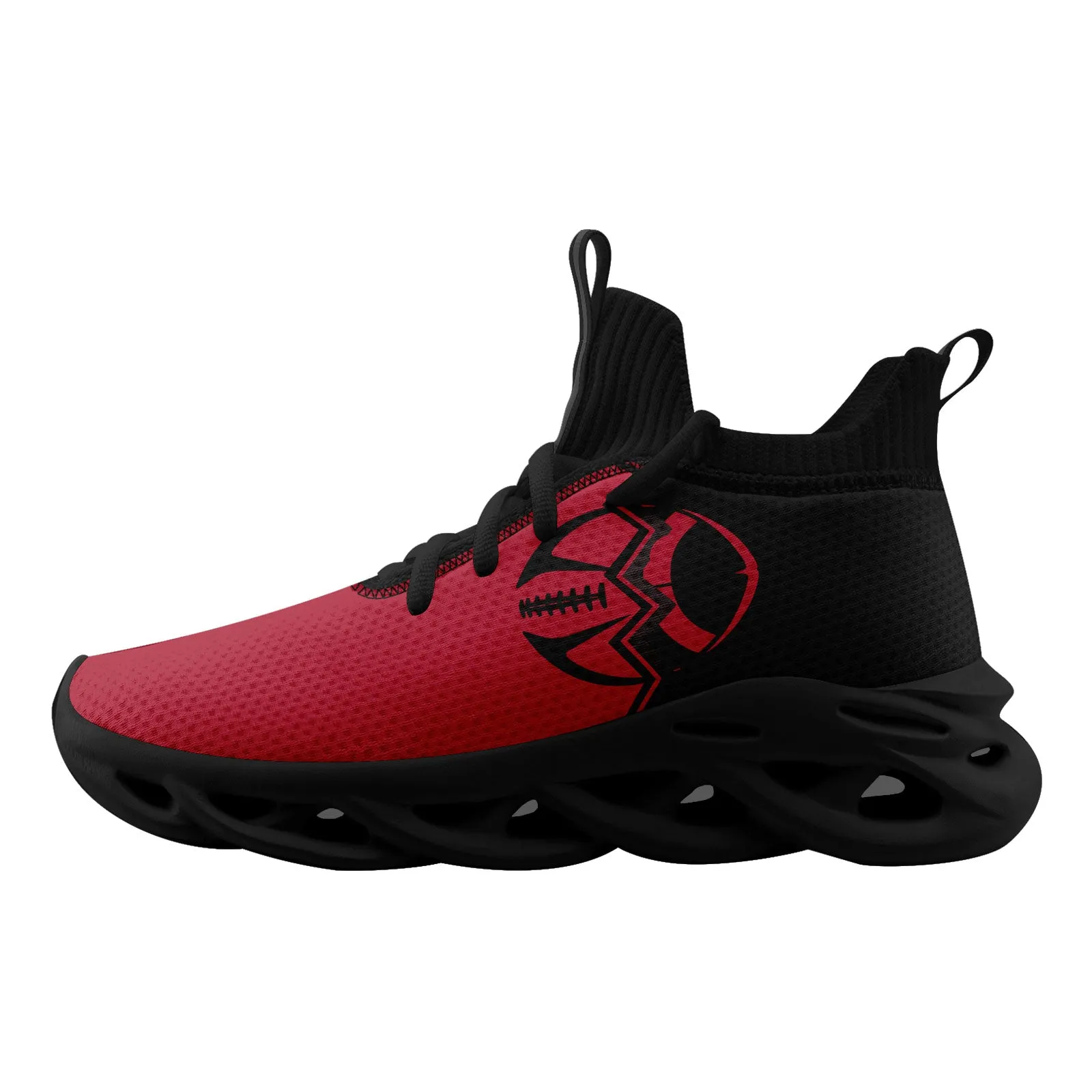 Custom Red Black Georgia Maxsoul Shoes Personalized Sneaker FN030A-D028017-2