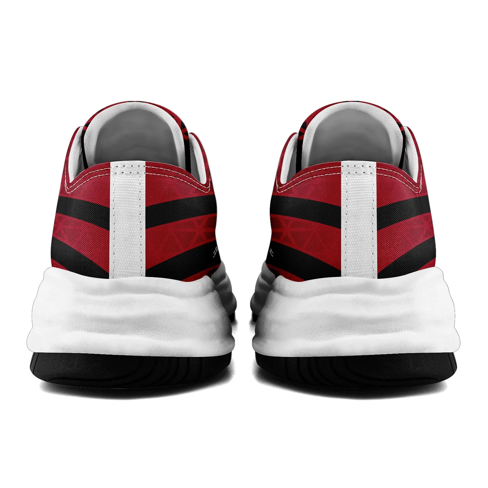 Custom Red Black Georgia Shoes Personalized Sneaker FN038-D023003-3