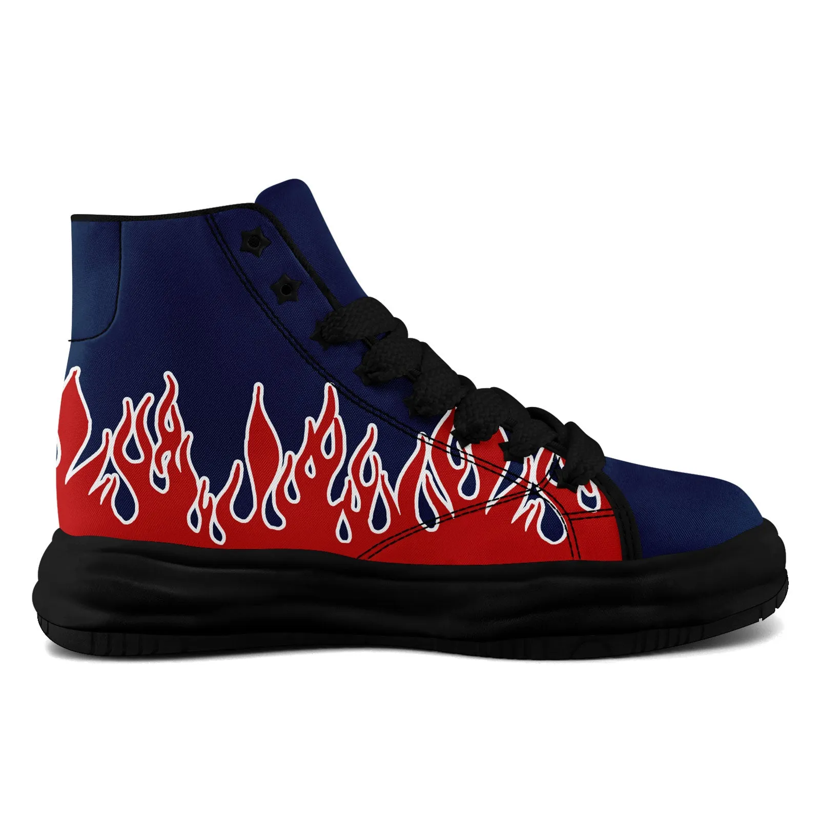 Custom Red Blue New England Firesoul Shoes Personalized Sneaker FN039-D020272-26