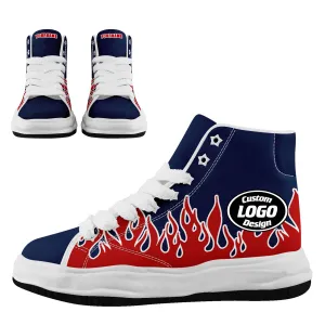 Custom Red Blue New England Firesoul Shoes Personalized Sneaker FN039-D020272-26