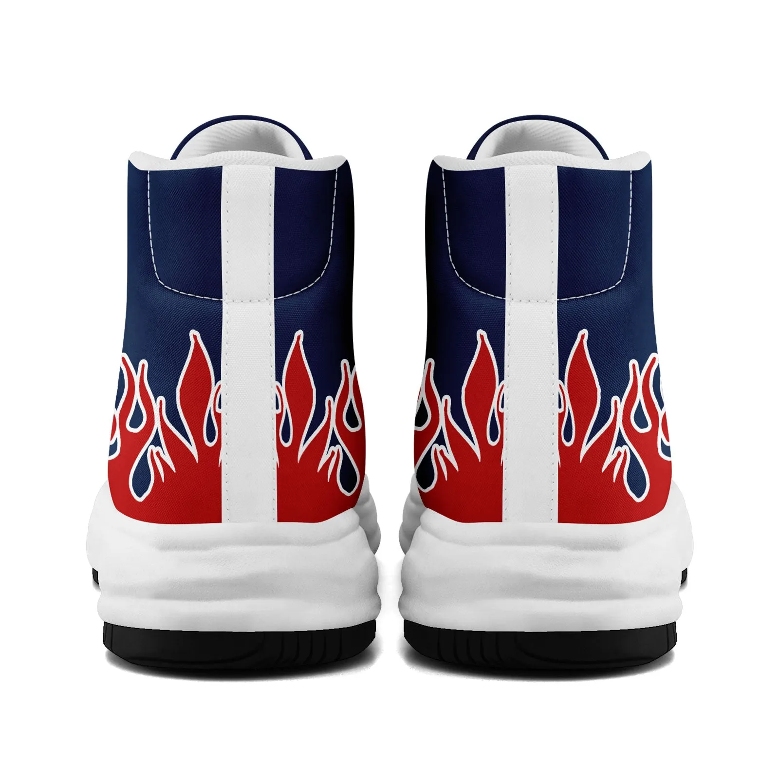 Custom Red Blue New England Firesoul Shoes Personalized Sneaker FN039-D020272-26