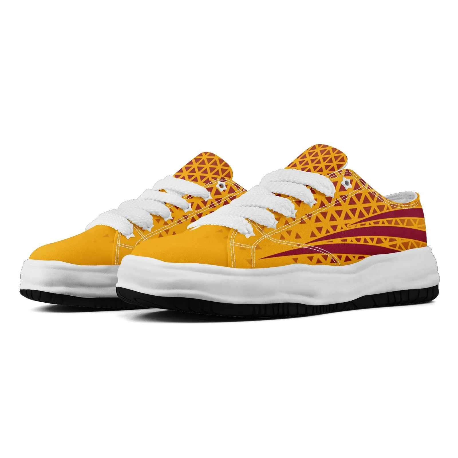 Custom Red Yellow Arizona Shoes Personalized Sneaker FN038-D023003-1 Custom Online