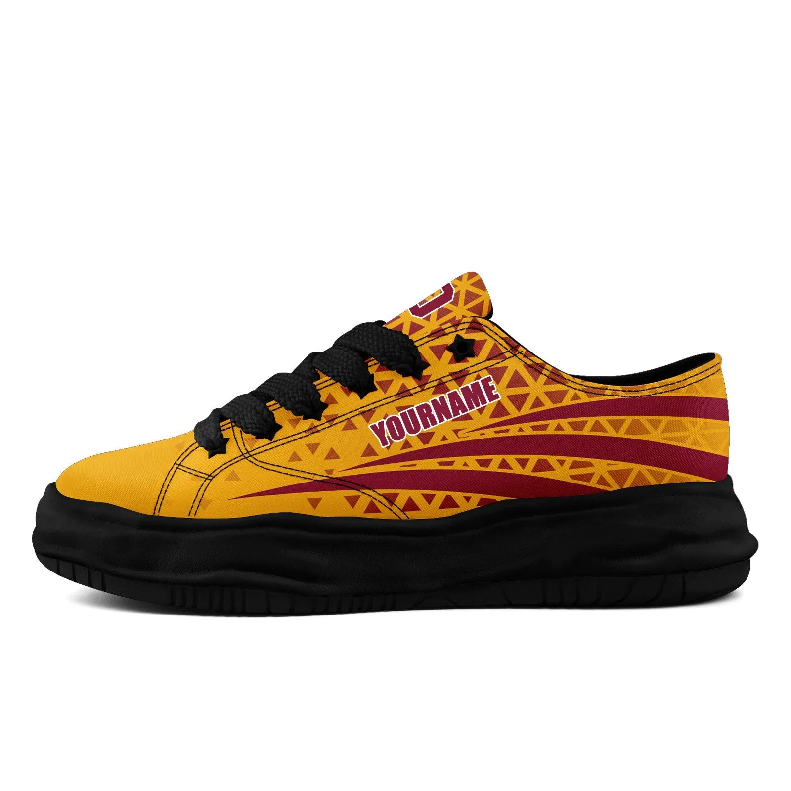 Custom Red Yellow Arizona Shoes Personalized Sneaker FN038-D023003-1 Custom Online