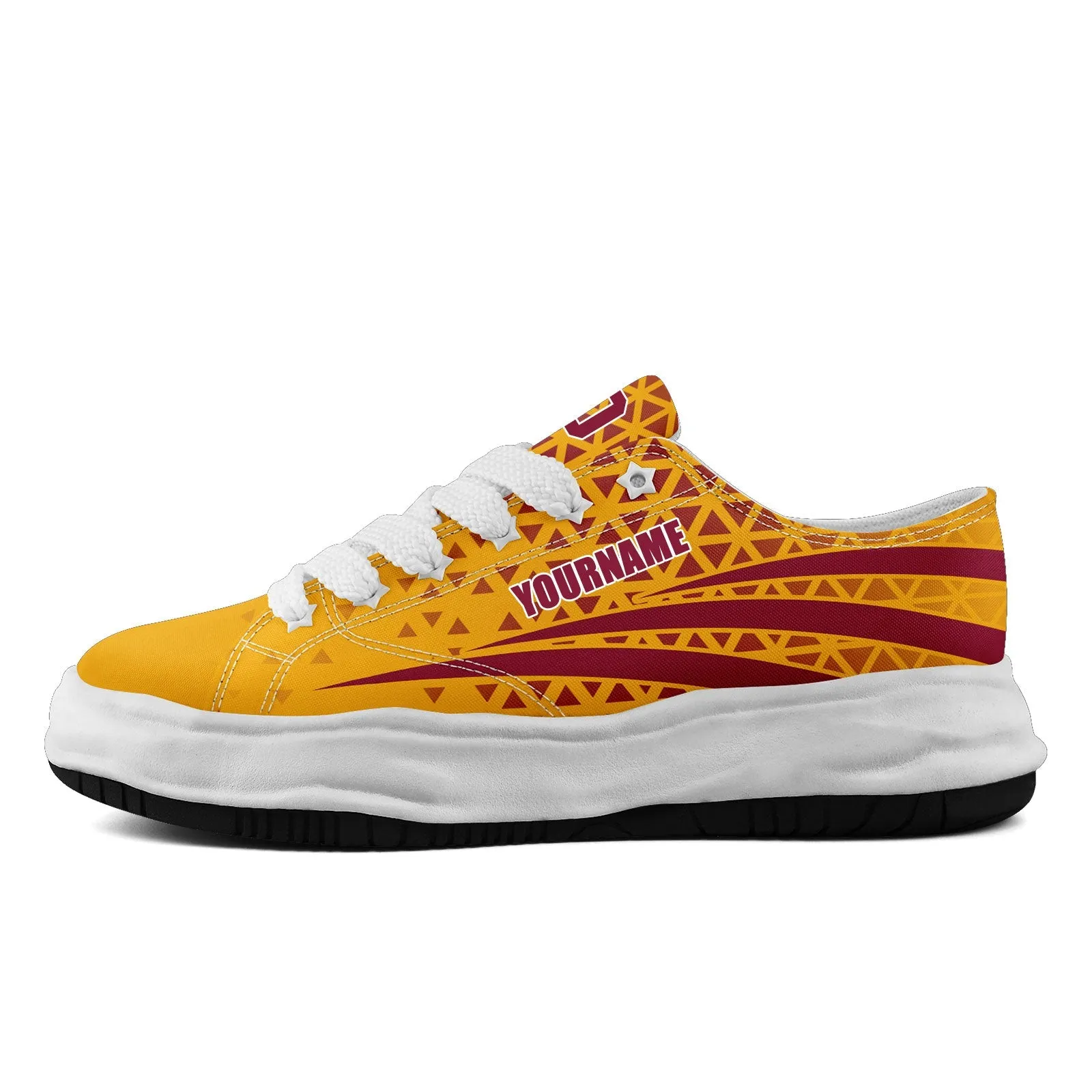 Custom Red Yellow Arizona Shoes Personalized Sneaker FN038-D023003-1 Custom Online