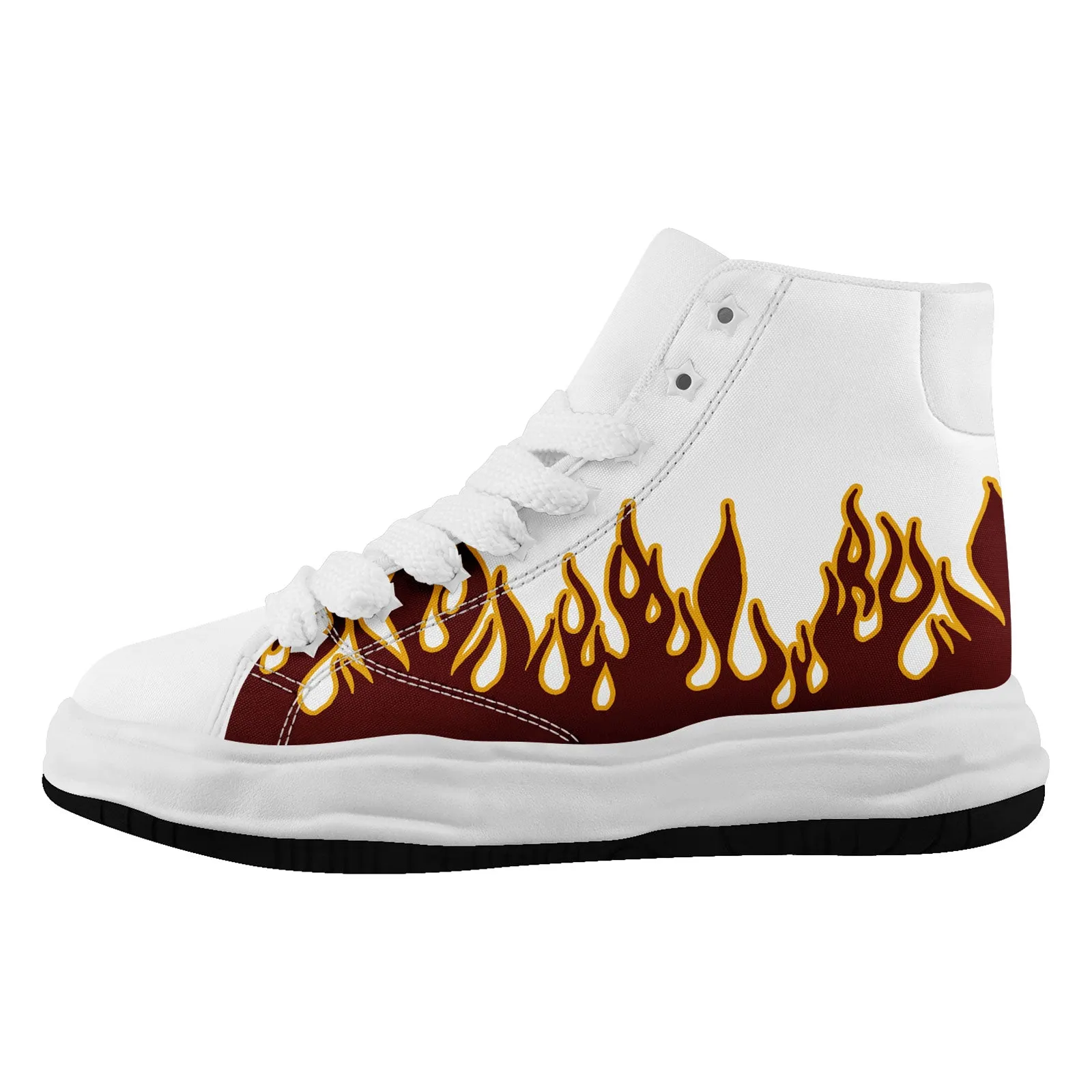 Custom Red Yellow White Washington Firesoul Shoes Personalized Sneaker FN039-D020272-31