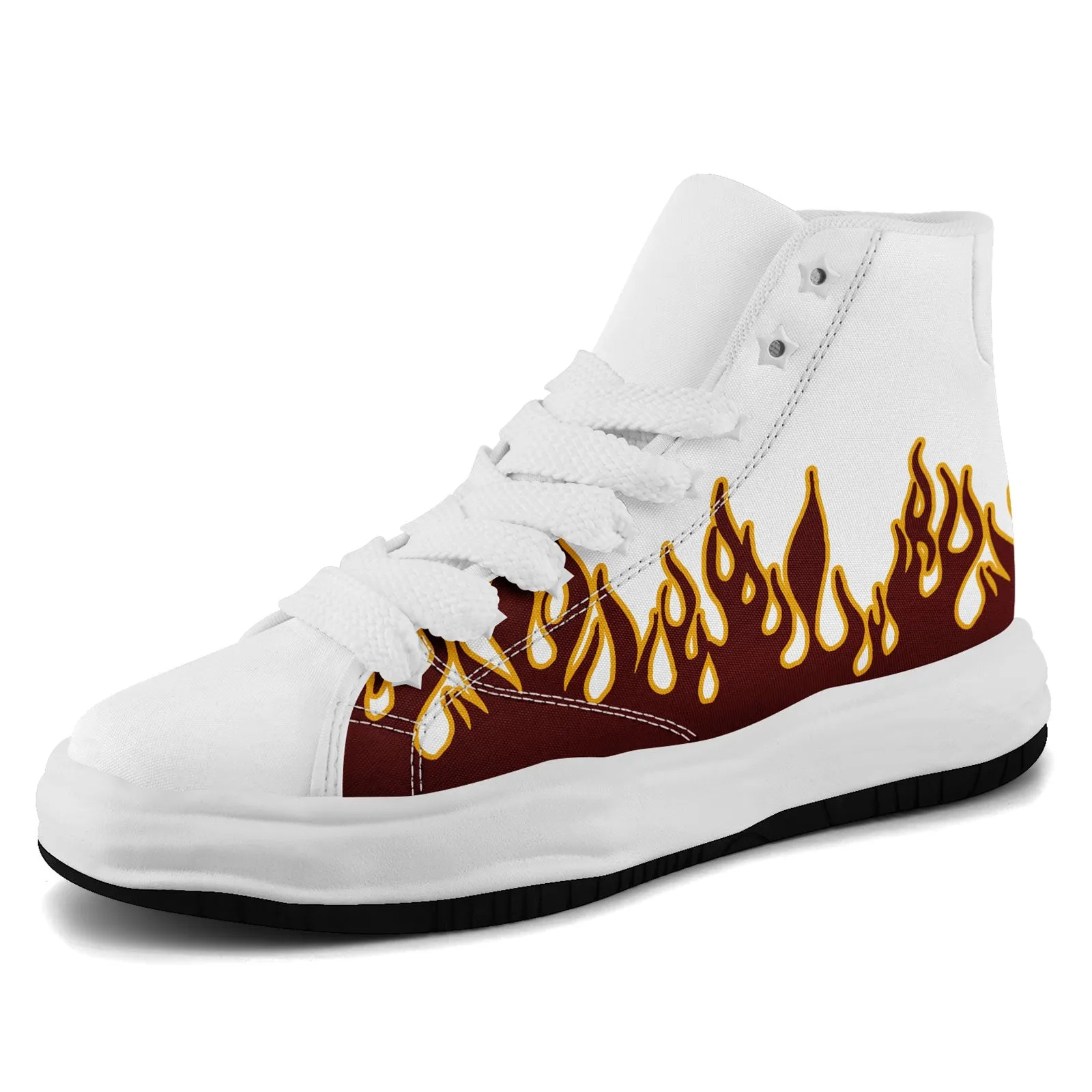 Custom Red Yellow White Washington Firesoul Shoes Personalized Sneaker FN039-D020272-31