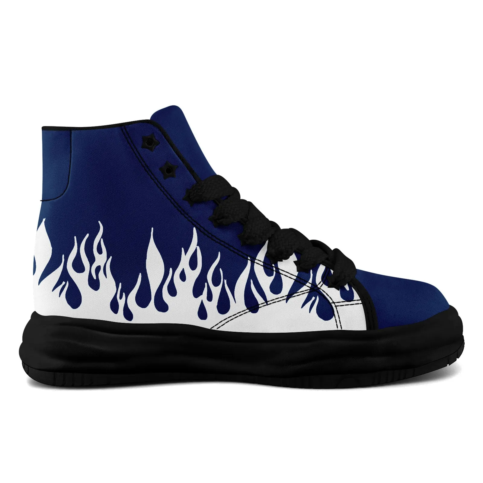 Custom White Blue Dallas Firesoul Shoes Personalized Sneaker FN039-D020272-9