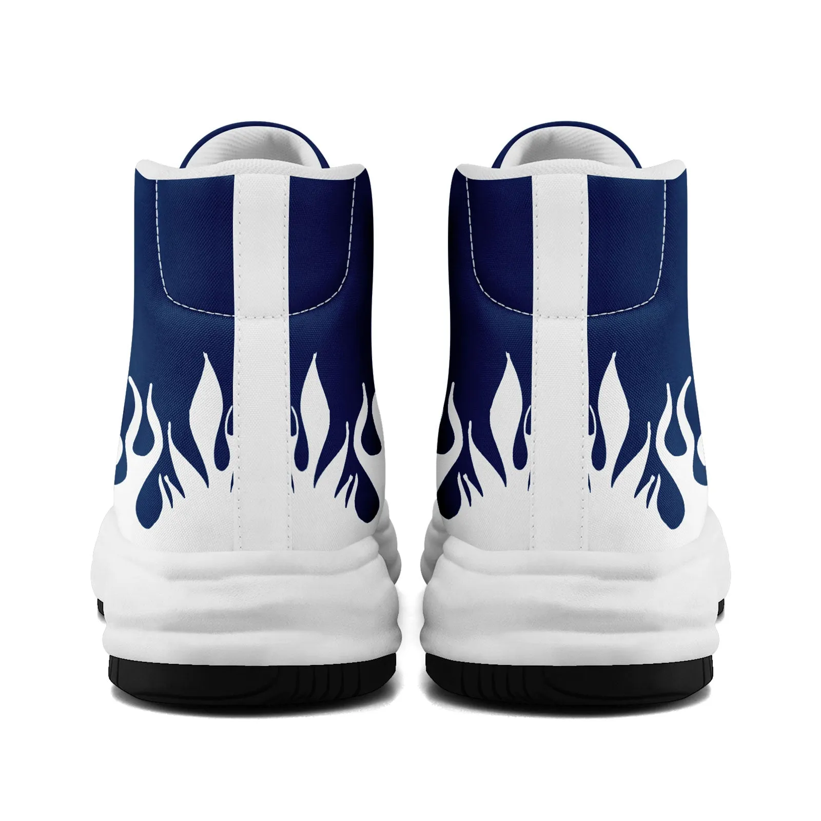 Custom White Blue Dallas Firesoul Shoes Personalized Sneaker FN039-D020272-9