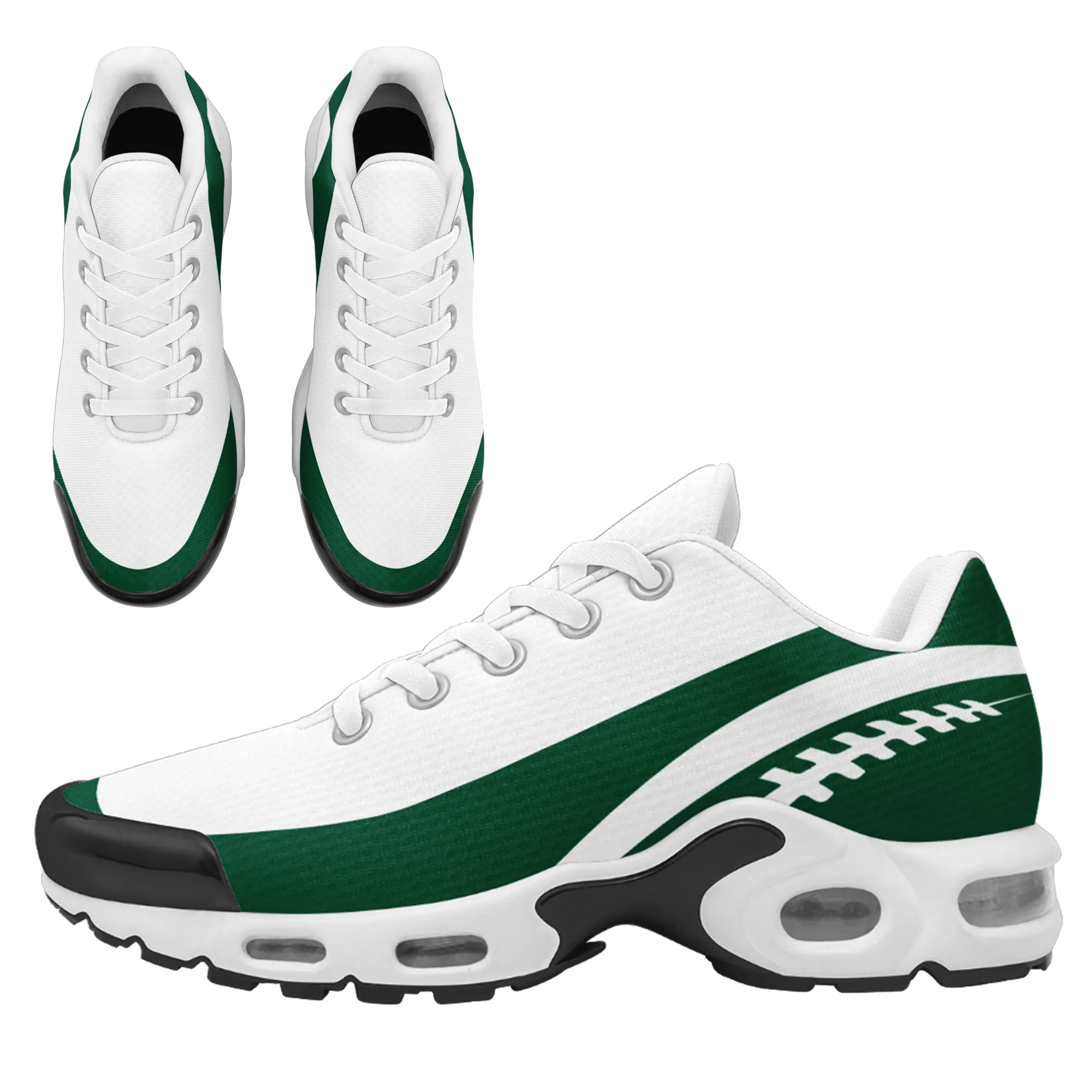 Custom White Green TN Shoes Personalized Sneakers TN-D020077-20