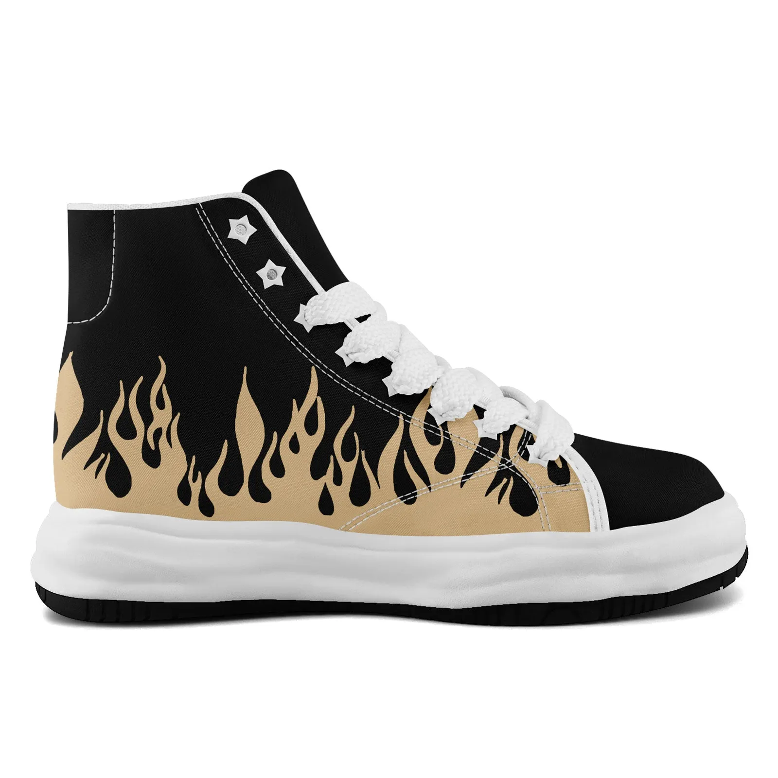 Custom Yellow Black New Orleans Firesoul Shoes Personalized Sneaker FN039-D020272-19