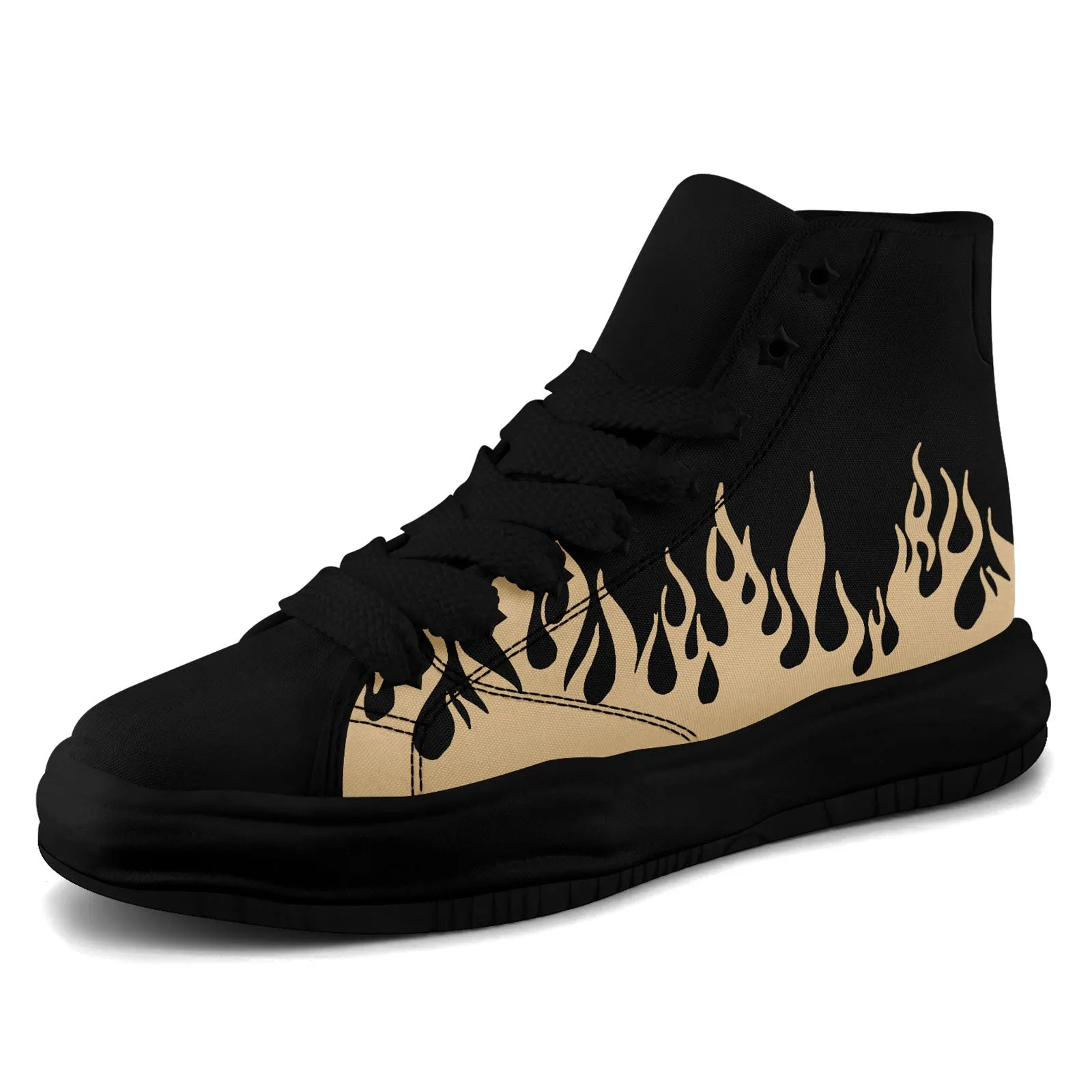 Custom Yellow Black New Orleans Firesoul Shoes Personalized Sneaker FN039-D020272-19