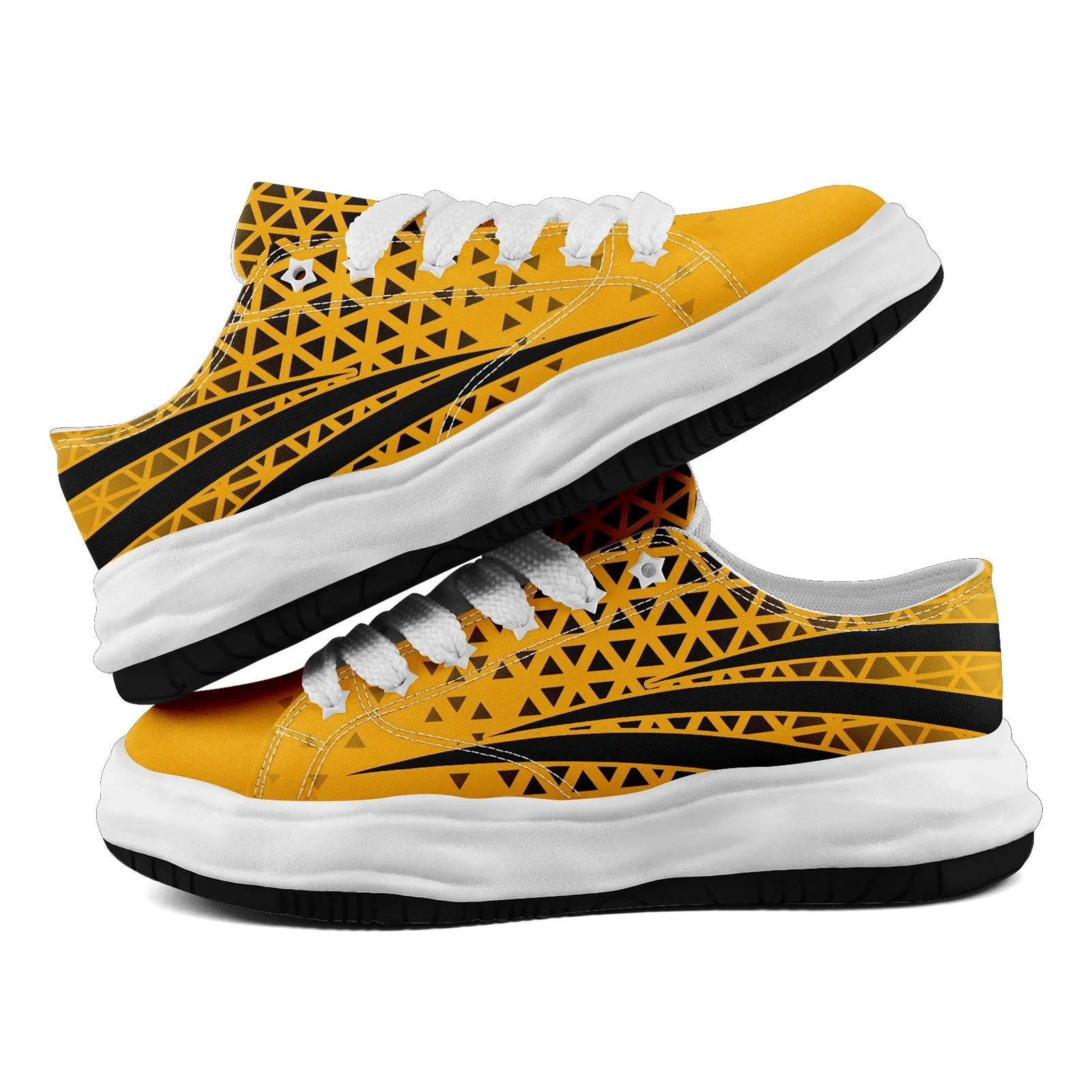 Custom Yellow Black Pennsylvania Shoes Personalized Sneaker FN038-D023003-30 Custom Online