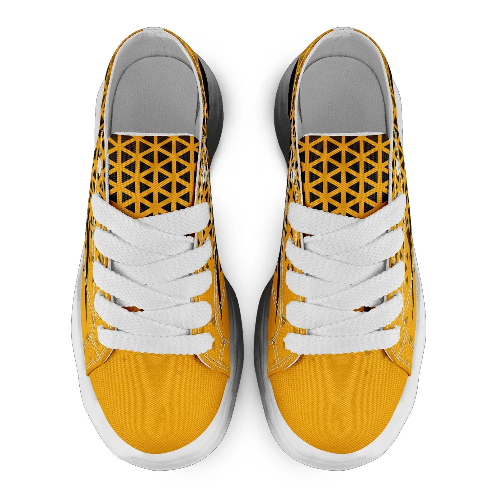 Custom Yellow Black Pennsylvania Shoes Personalized Sneaker FN038-D023003-30 Custom Online