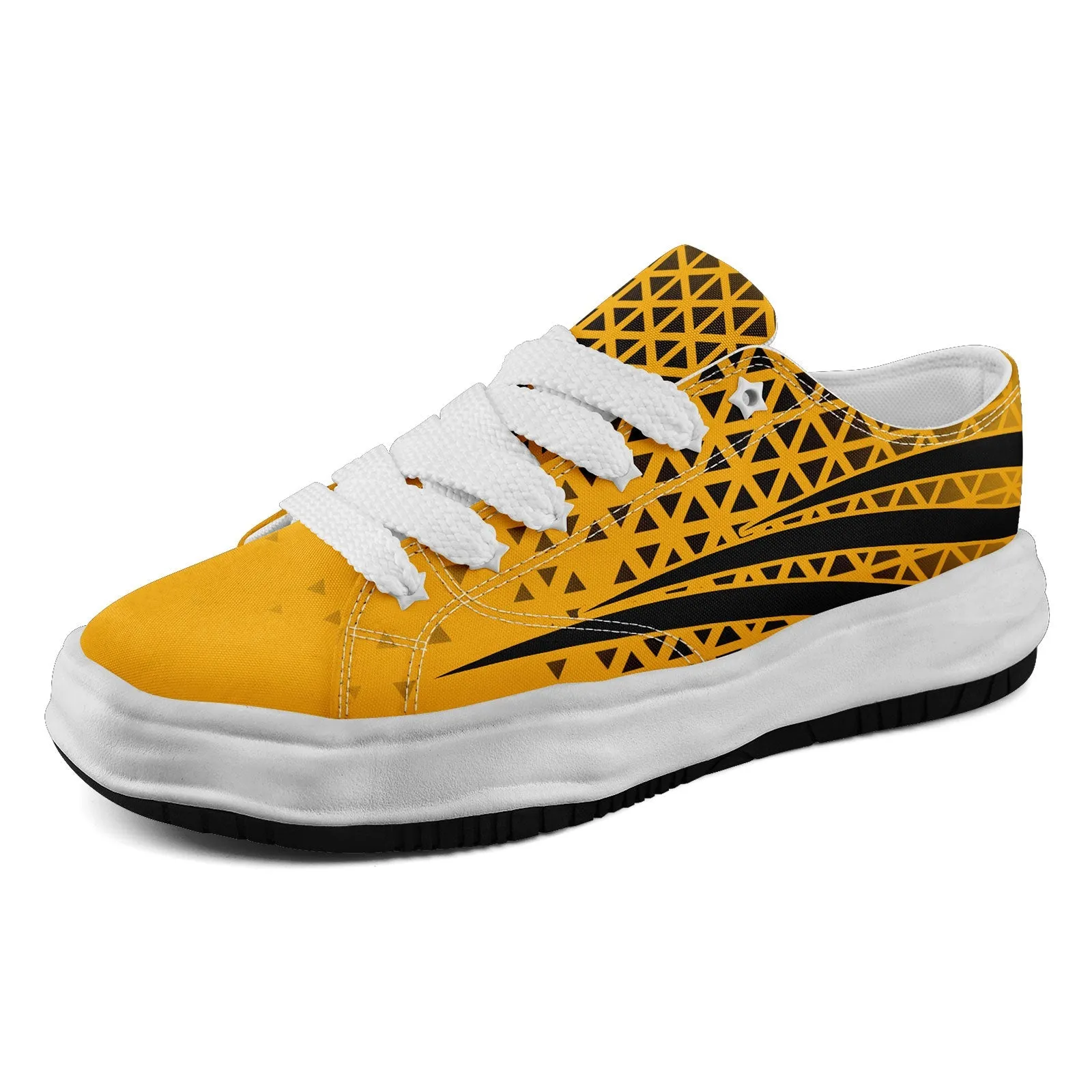 Custom Yellow Black Pennsylvania Shoes Personalized Sneaker FN038-D023003-30 Custom Online