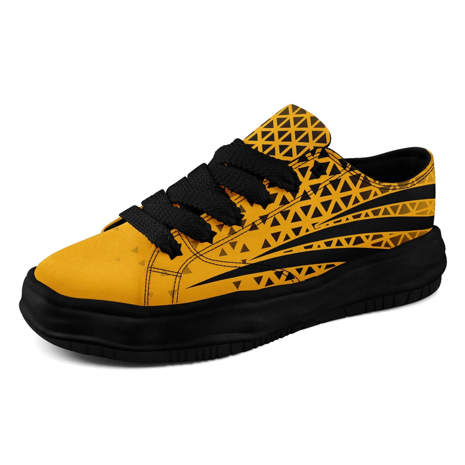 Custom Yellow Black Pennsylvania Shoes Personalized Sneaker FN038-D023003-30 Custom Online