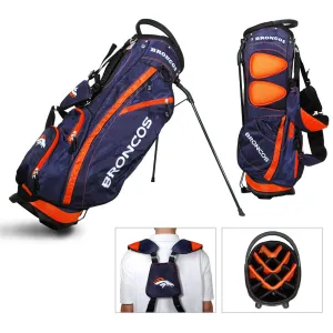 Denver Broncos Team Golf Fairway Lightweight 14-Way Top Golf Club Stand Bag