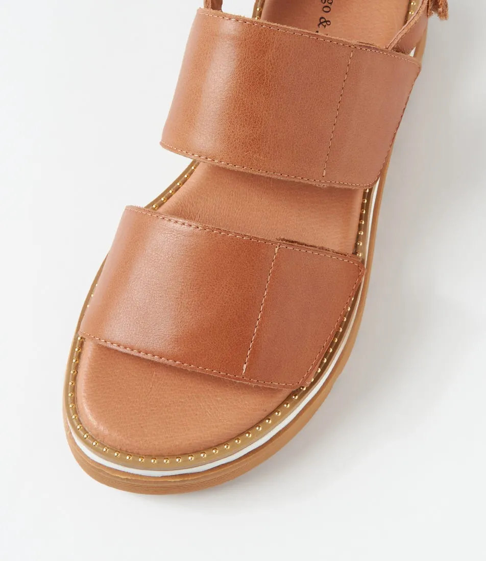 Django & Juliette - Sandals - Soner - Tan / Leather