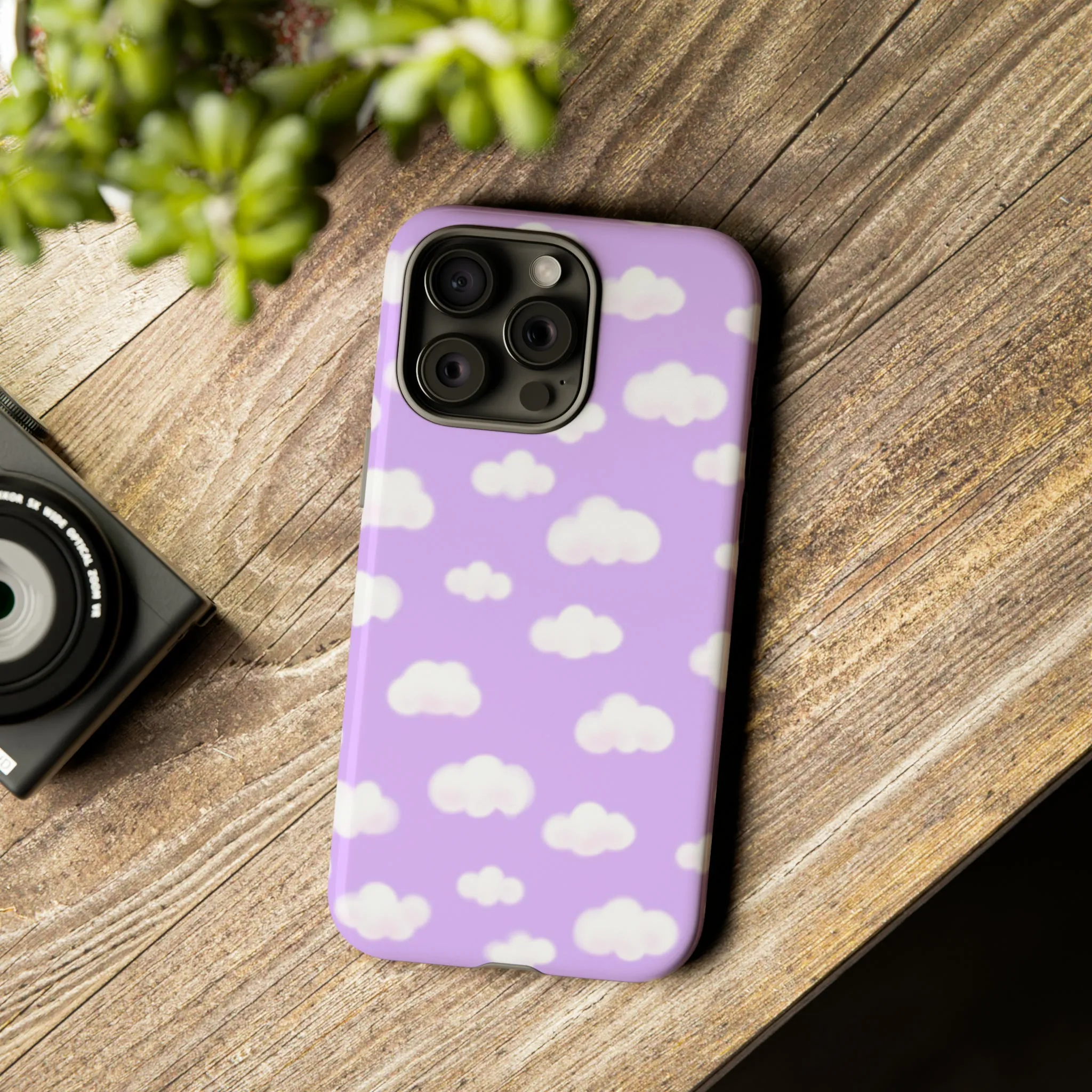 Dreamy Clouds Tough Phone Case (Lilac)