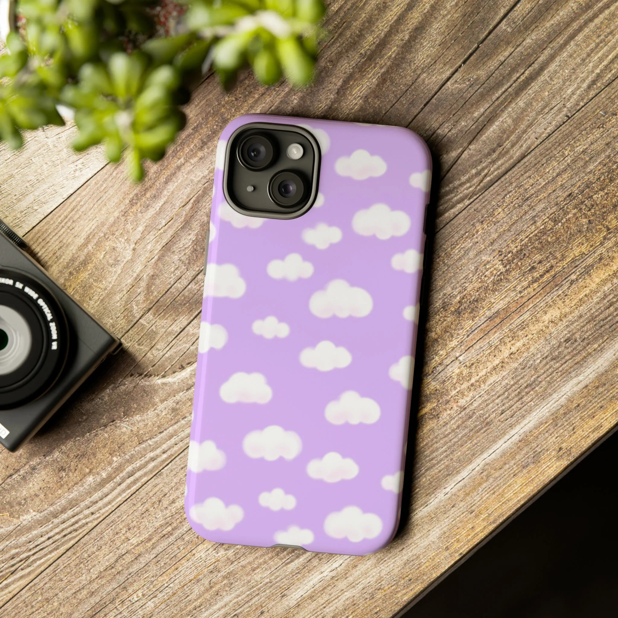 Dreamy Clouds Tough Phone Case (Lilac)